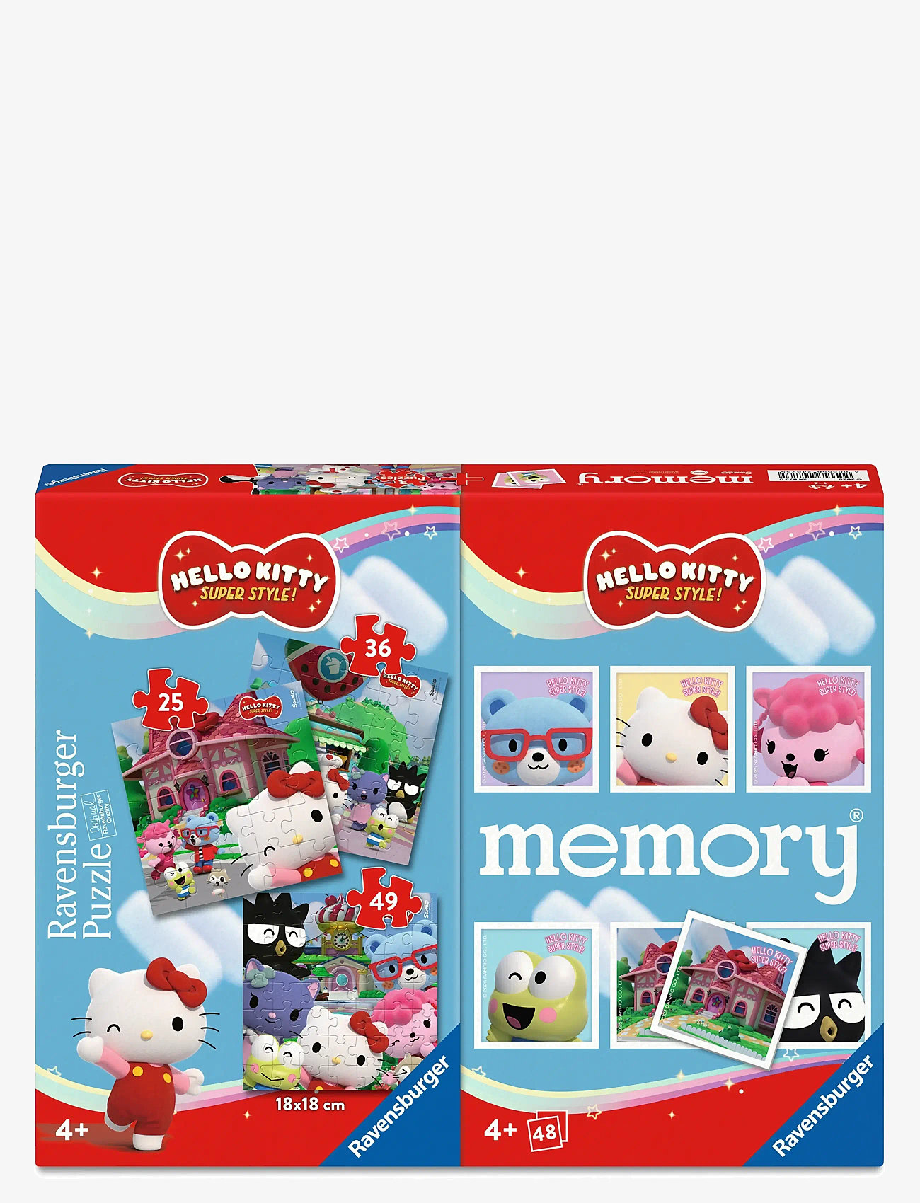 Ravensburger - Hello Kitty 3 Puzzle+memory® - memo - multi coloured - 1