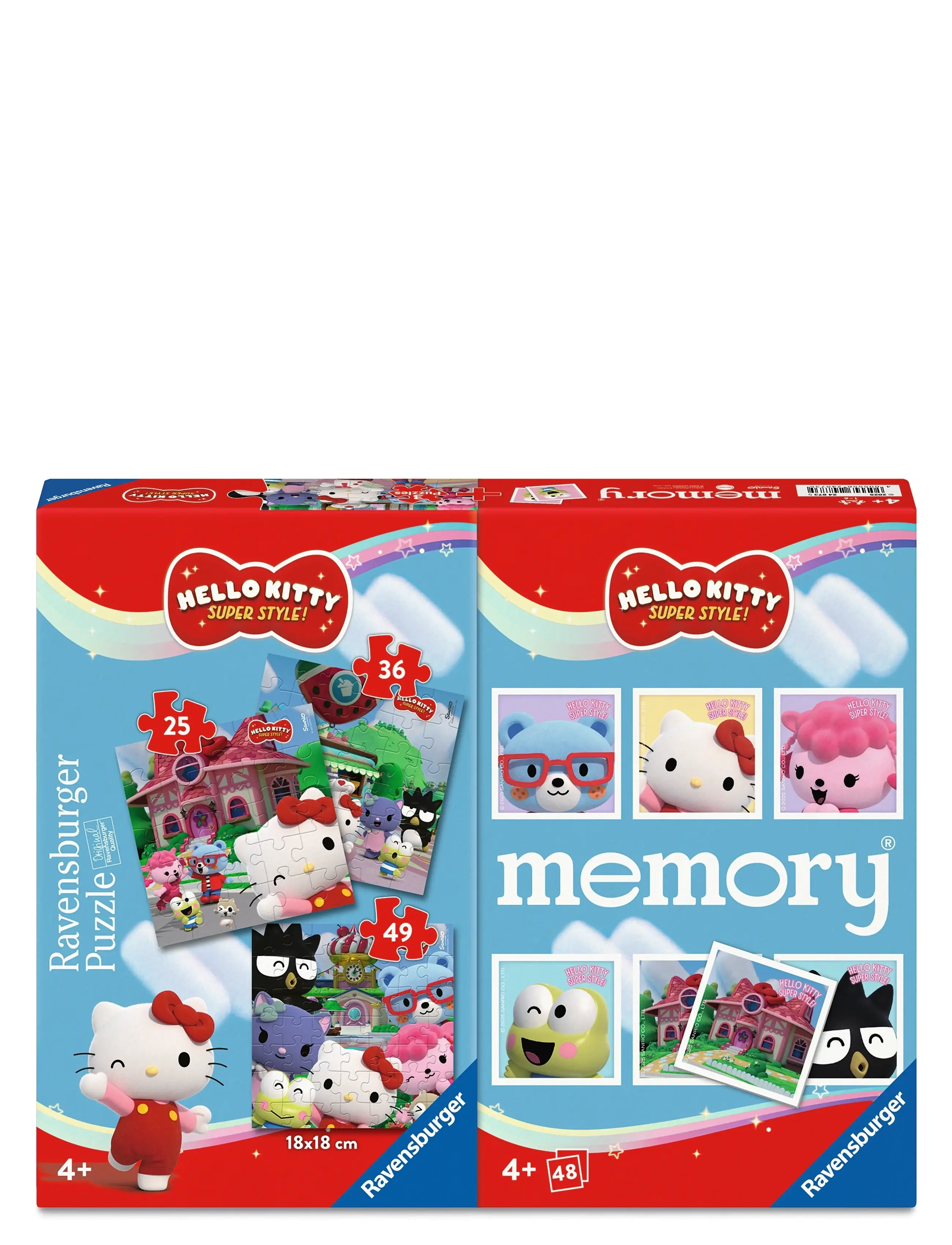 Ravensburger - Hello Kitty 3 Puzzle+memory® - memo - multi coloured - 1