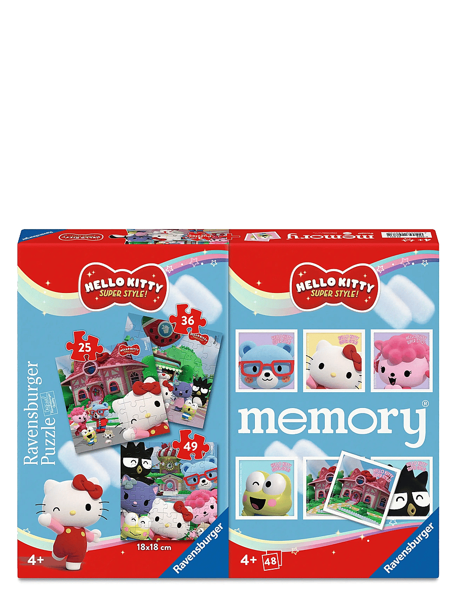 Ravensburger - Hello Kitty 3 Puzzle+memory® - memo - multi coloured - 1