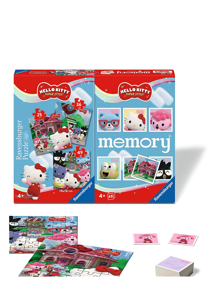Ravensburger - Hello Kitty 3 Puzzle+memory® - memo - multi coloured - 2