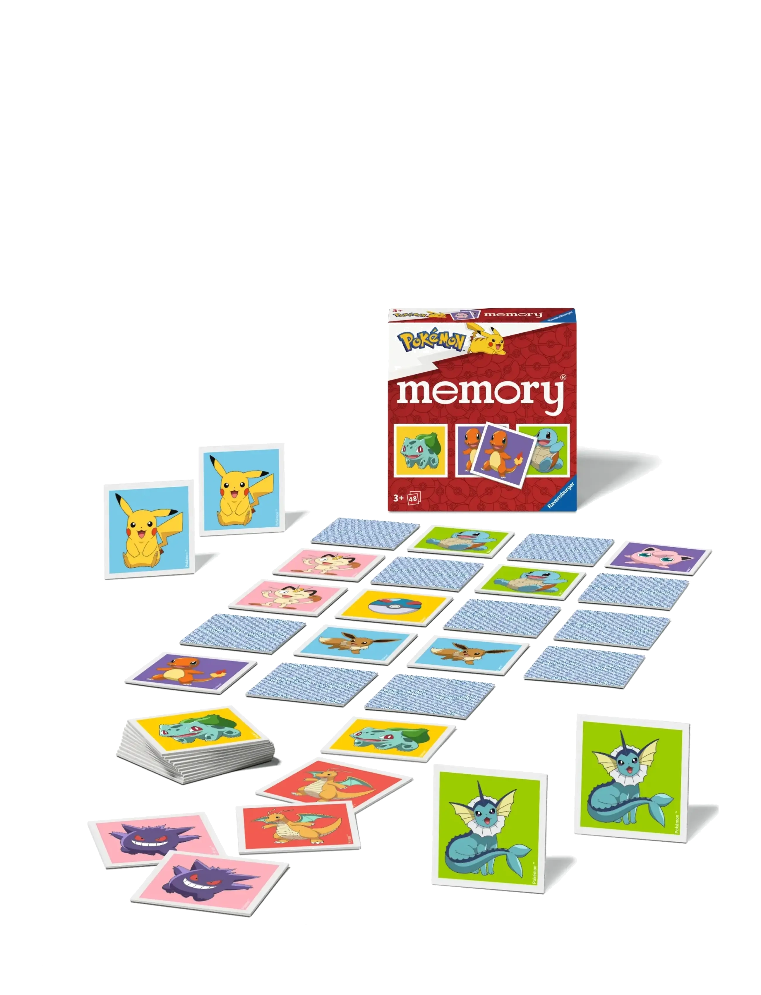 Ravensburger Mini memory - Vendespil Pokémon - Legetøj - MULTI COLOURED / multi