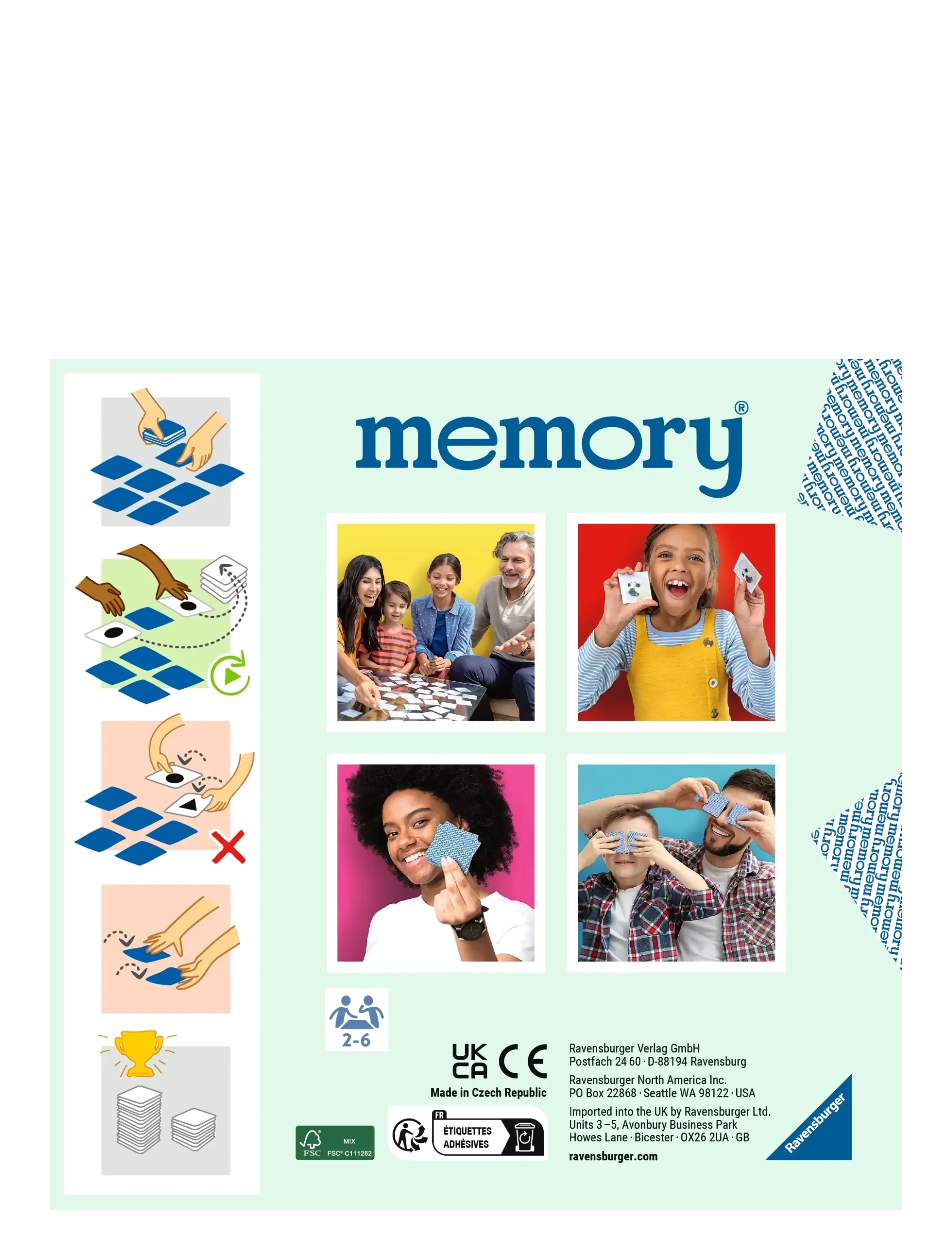 Ravensburger - Mini memory - Vendespil Pokémon - memo - multi coloured - 3