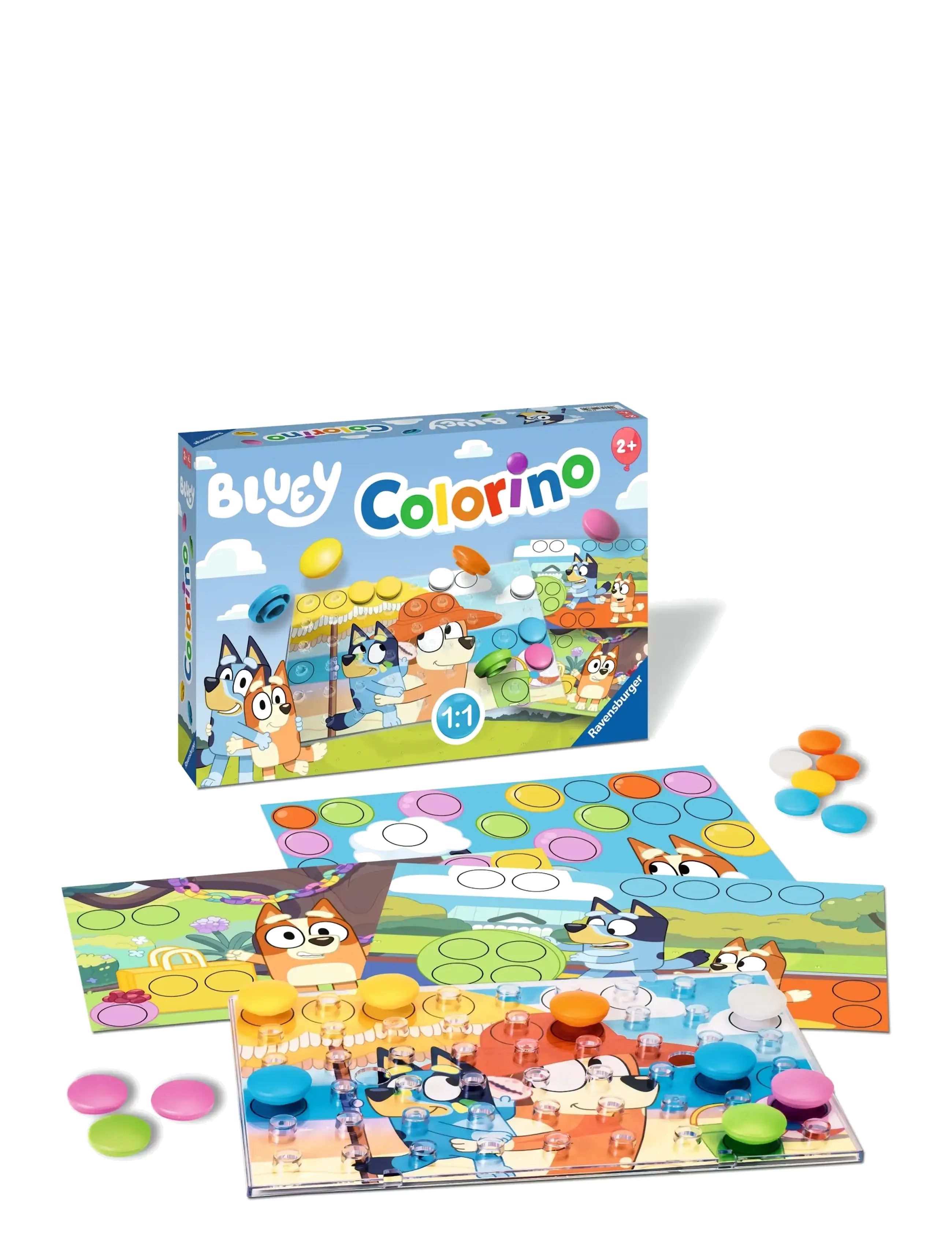 Ravensburger Bluey Colorino SV/NO/DA/FI - Legetøj - MULTI COLOURED / multi