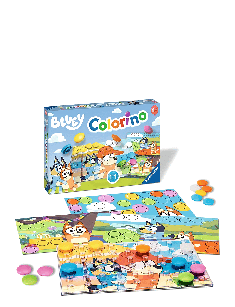 Ravensburger - Bluey Colorino SV/NO/DA/FI - brädspel - multi coloured - 0