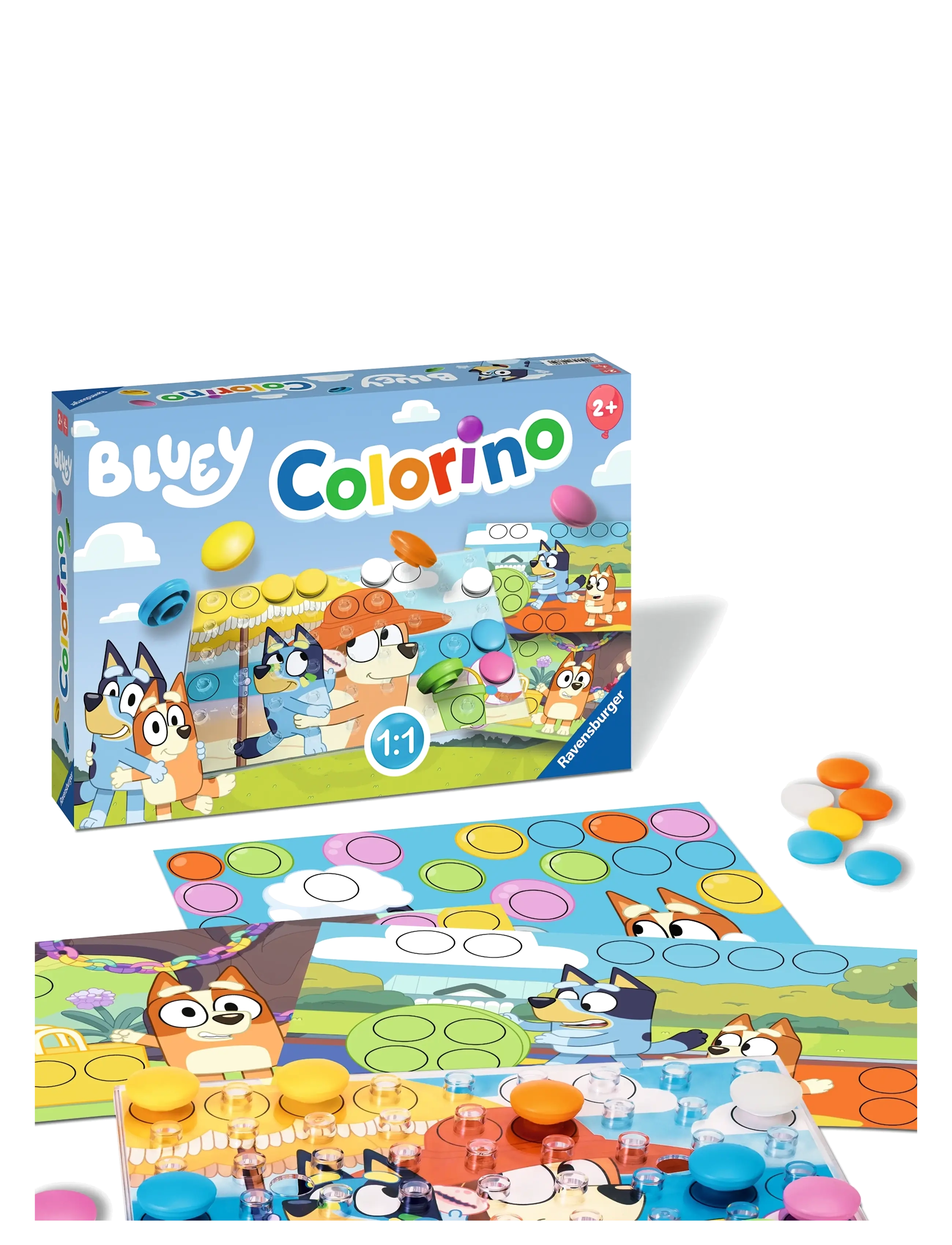 Ravensburger - Bluey Colorino SV/NO/DA/FI - brädspel - multi coloured - 2