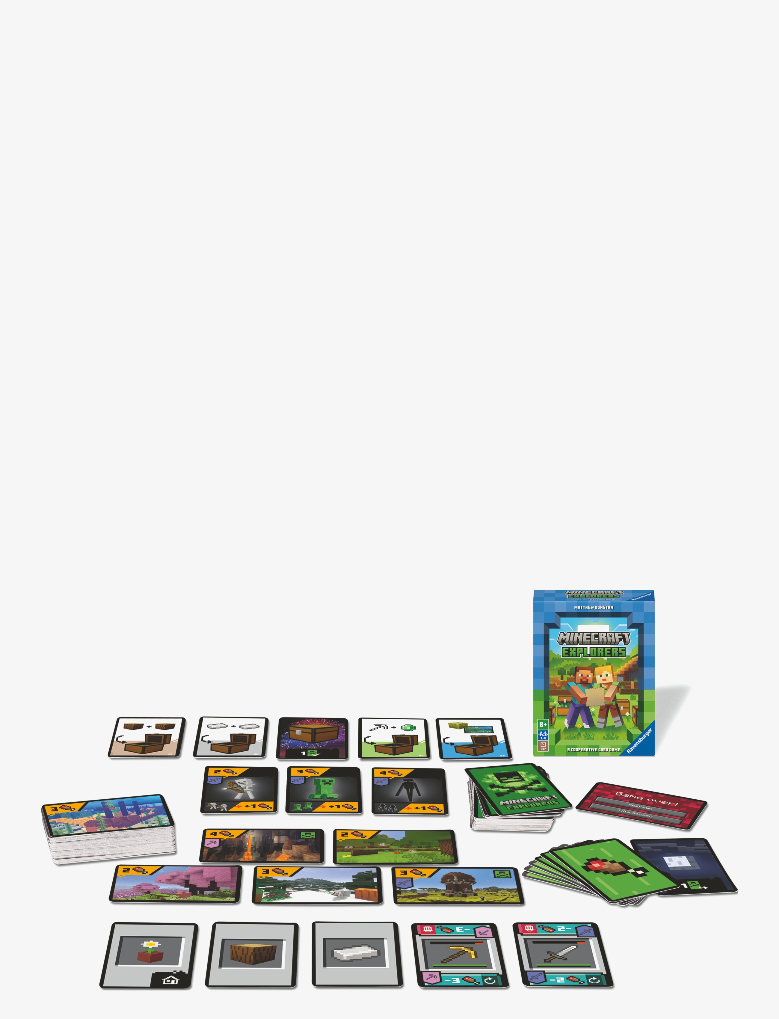 Ravensburger Minecraft Explorers, SWEDISH, Multi/patterned, Spil > Kortspil, Børn