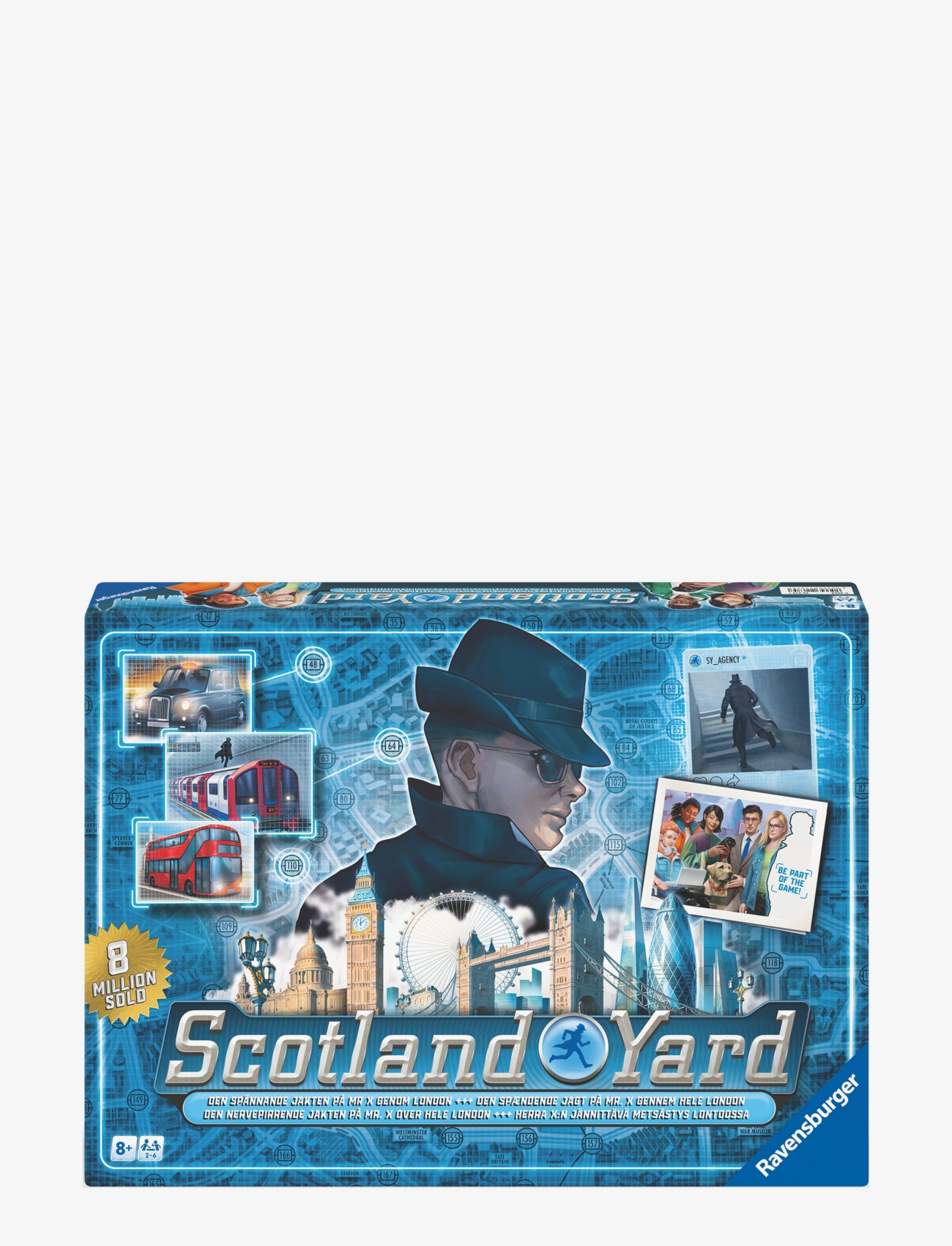 Ravensburger Scotland Yard, Børn, Board Spil, Multi/mønstret, Str: SWEDISH