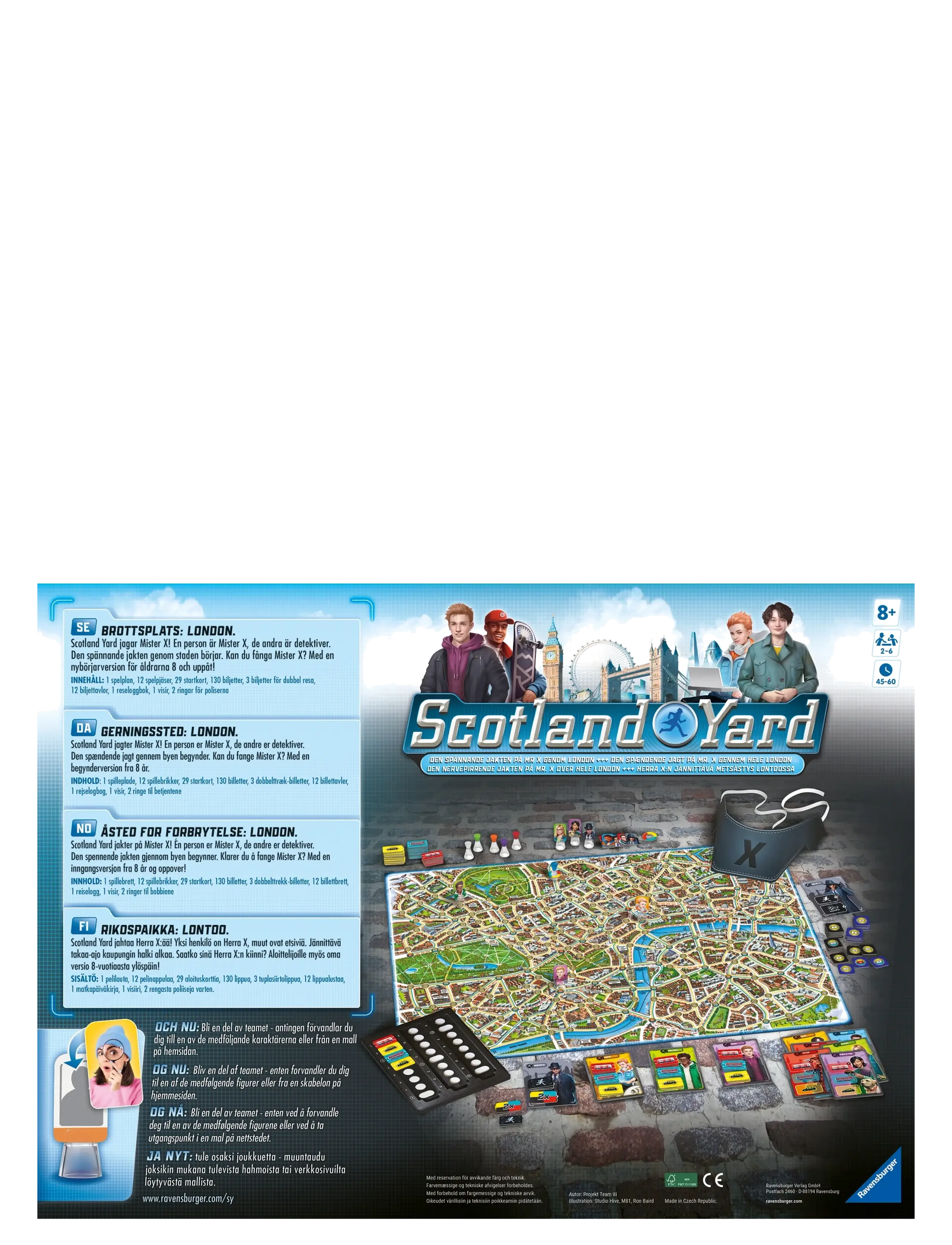 Ravensburger - Scotland Yard - board games - multi coloured - 1