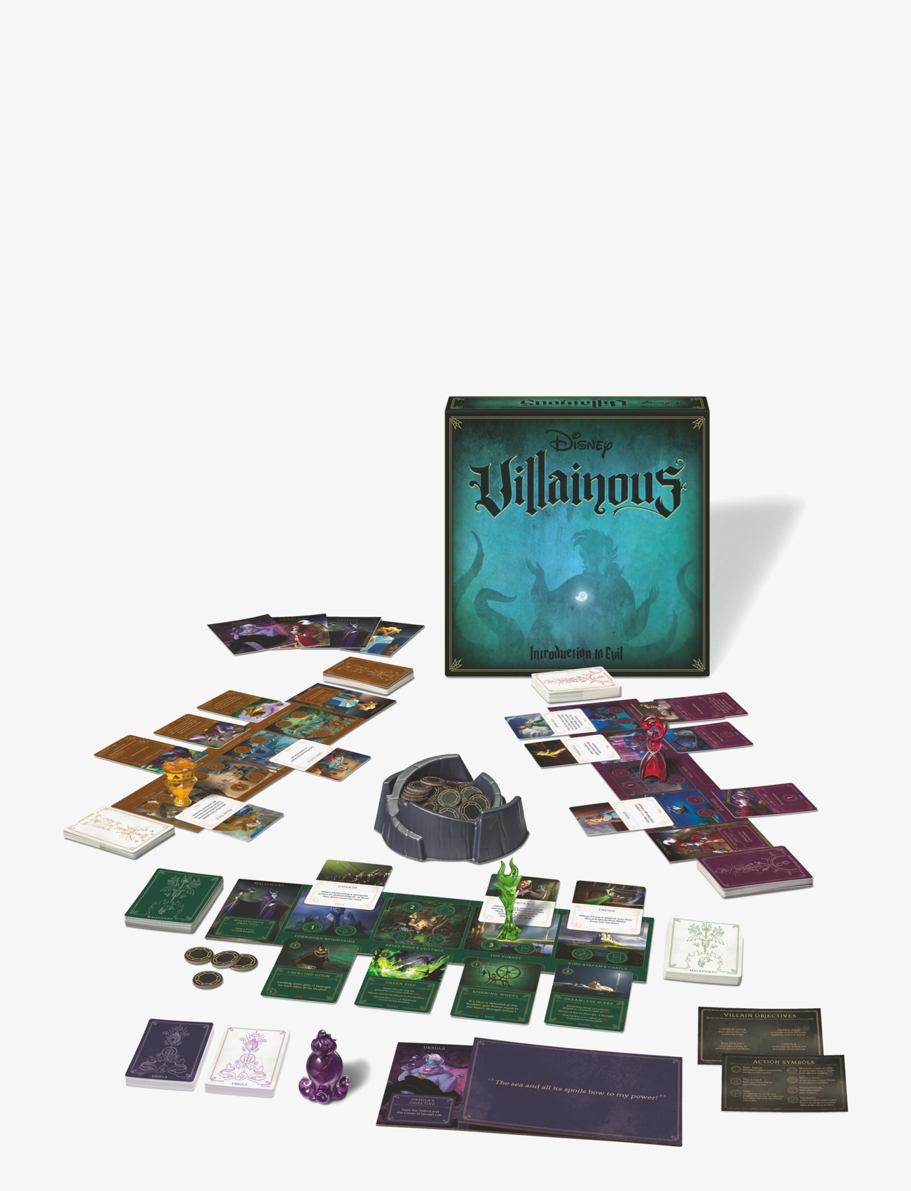 Ravensburger Disney Villainous Intro To Evil En, ENGLISH, Multi/patterned, Spil > Kortspil, Børn