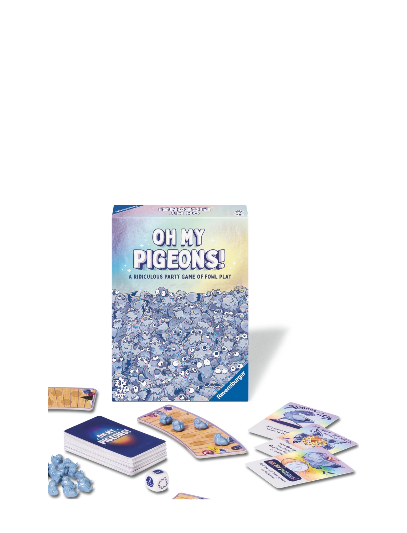 Ravensburger Oh My Pigeons! En, Børn, Card Spil, Multi/mønstret, Str: ENGLISH