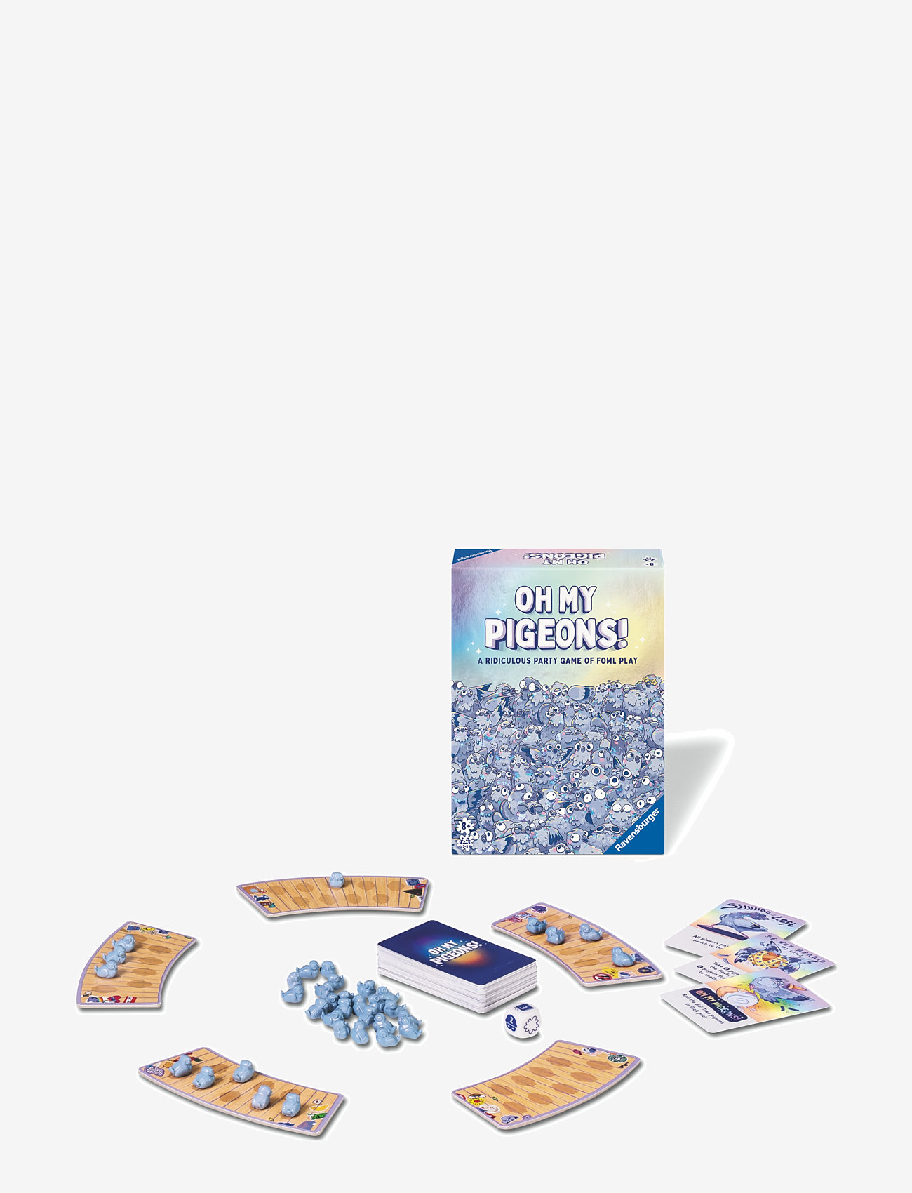 Ravensburger - Oh My Pigeons! EN - kortspel - multi coloured - 2