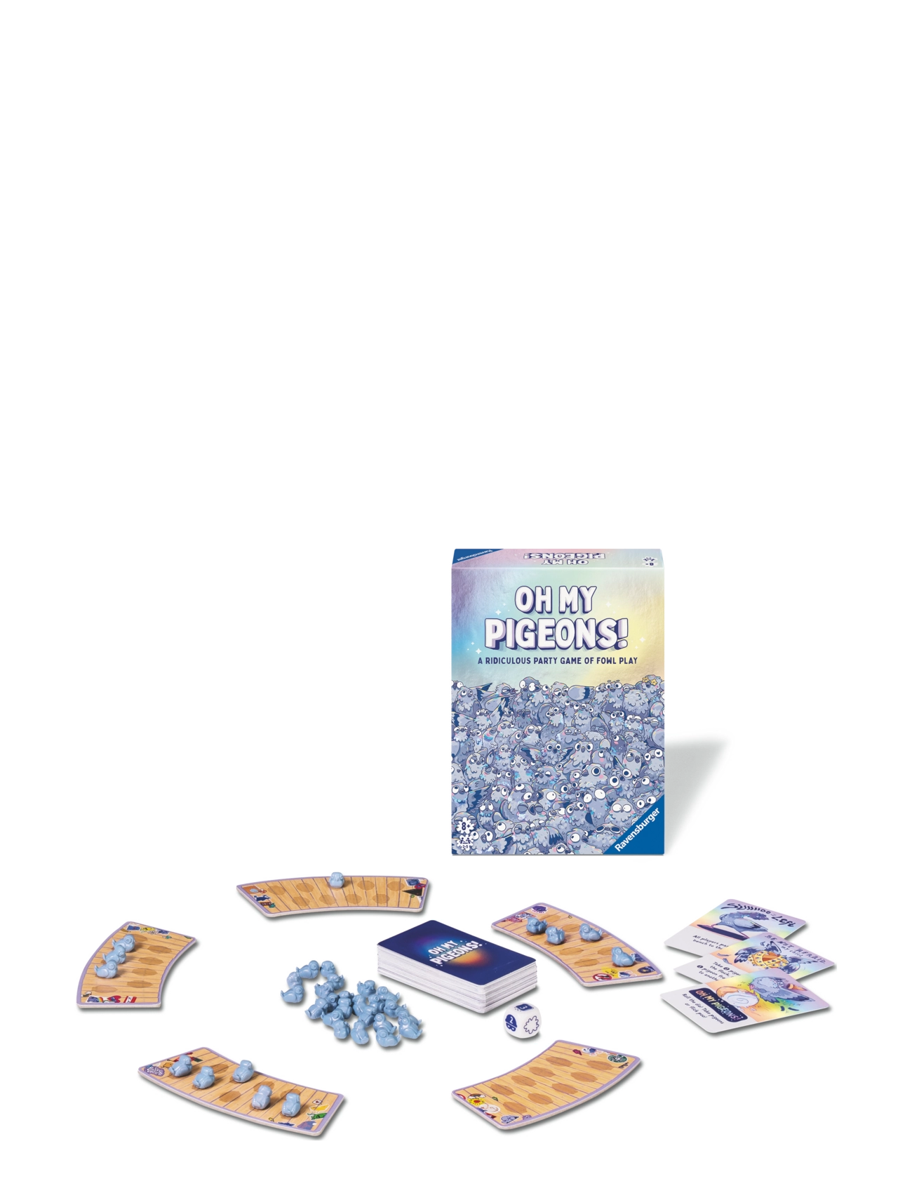 Ravensburger - Oh My Pigeons! EN - kortspil - multi coloured - 2