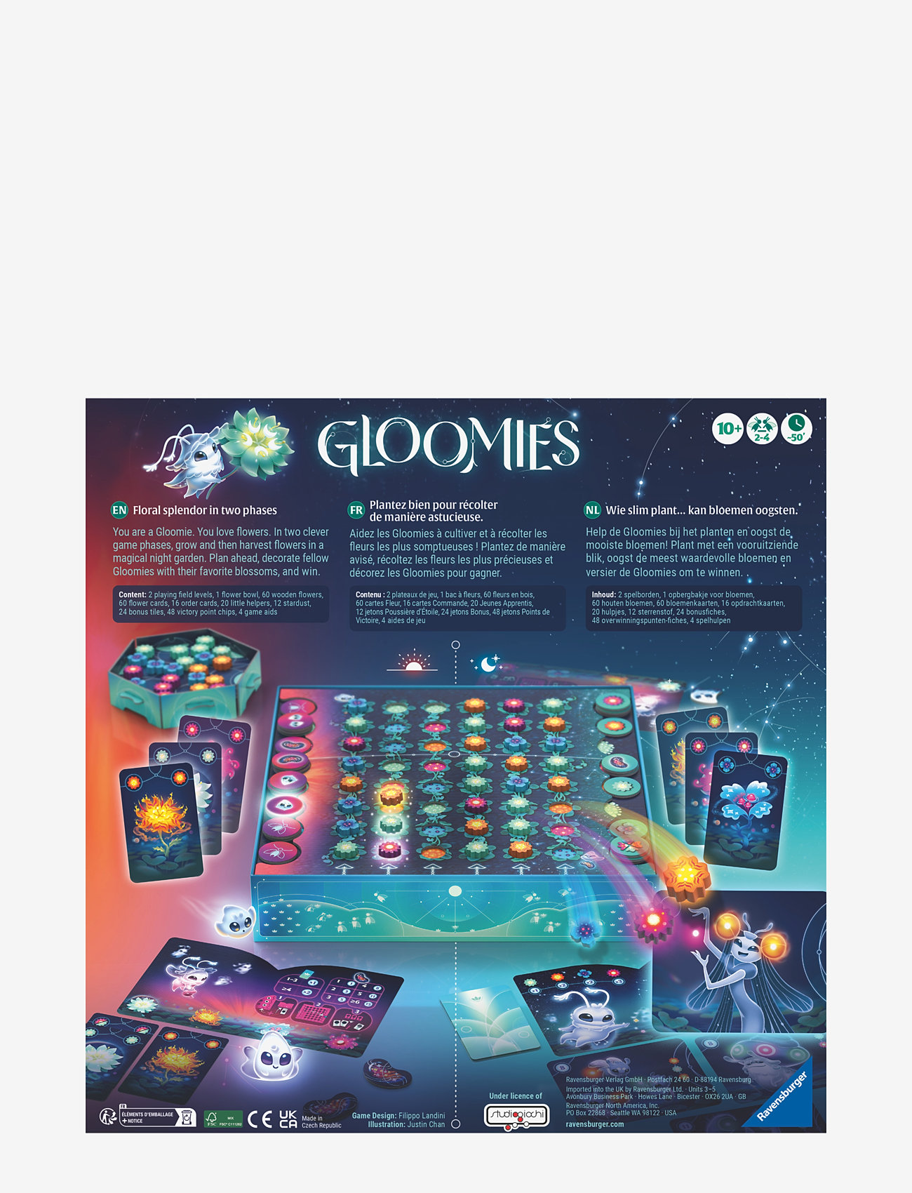 Ravensburger - Gloomies EN/F/NL - brädspel - multi coloured - 3
