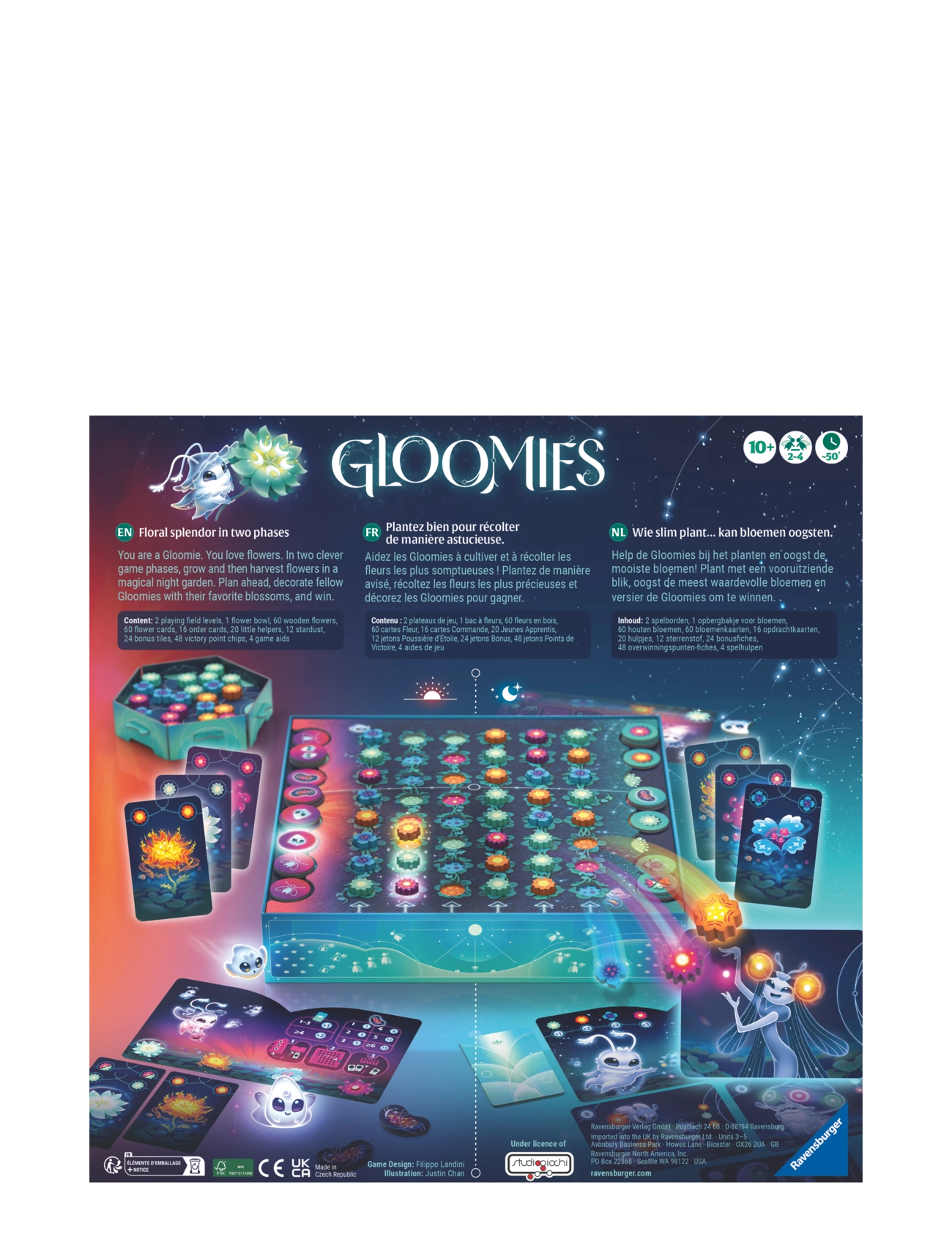 Ravensburger - Gloomies EN/F/NL - brädspel - multi coloured - 3
