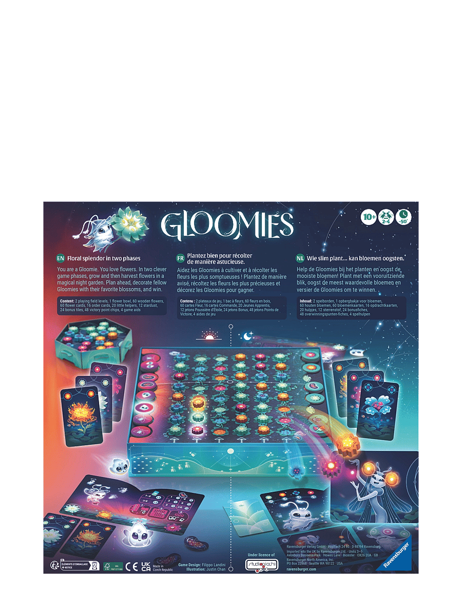 Ravensburger - Gloomies EN/F/NL - borðspil - multi coloured - 3