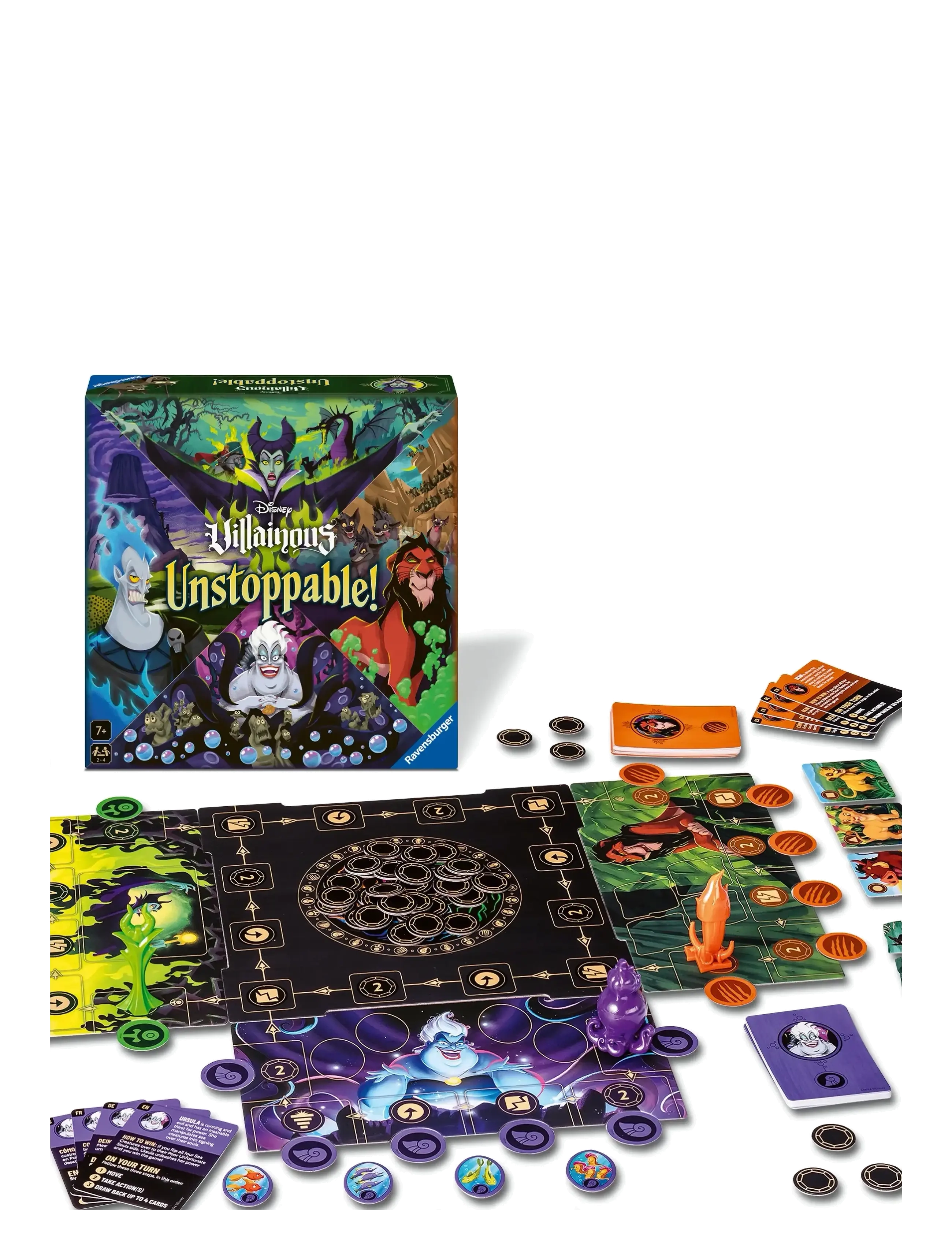 Ravensburger Disney Villainous Unstoppable!  EN/F/E/NL/I/PT - 4 for 3 - MULTI COLOURED / multi
