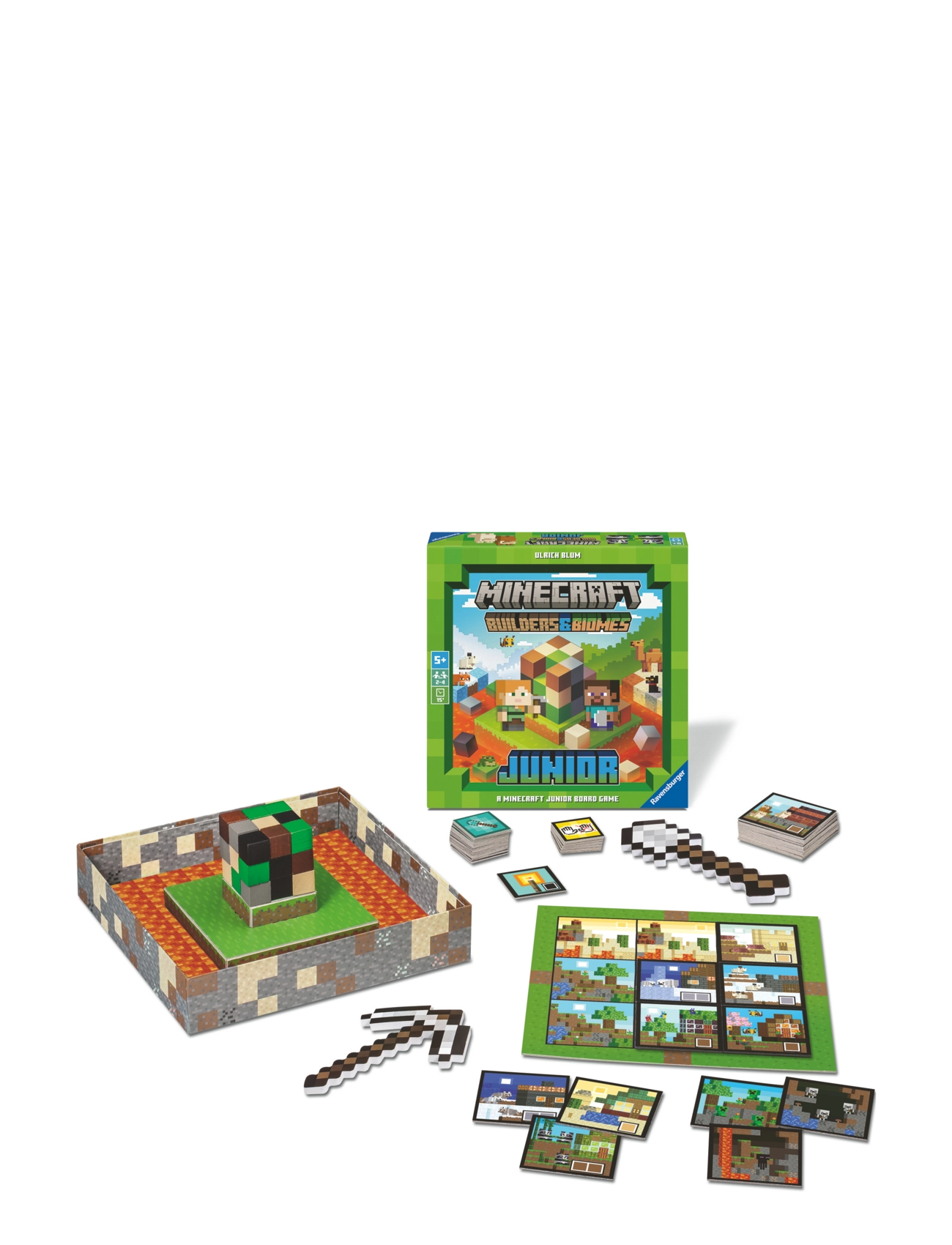 Ravensburger Minecraft Junior Sv/No/Da/Fi, SWEDISH, Multi/patterned, Spil > Brætspil, Børn