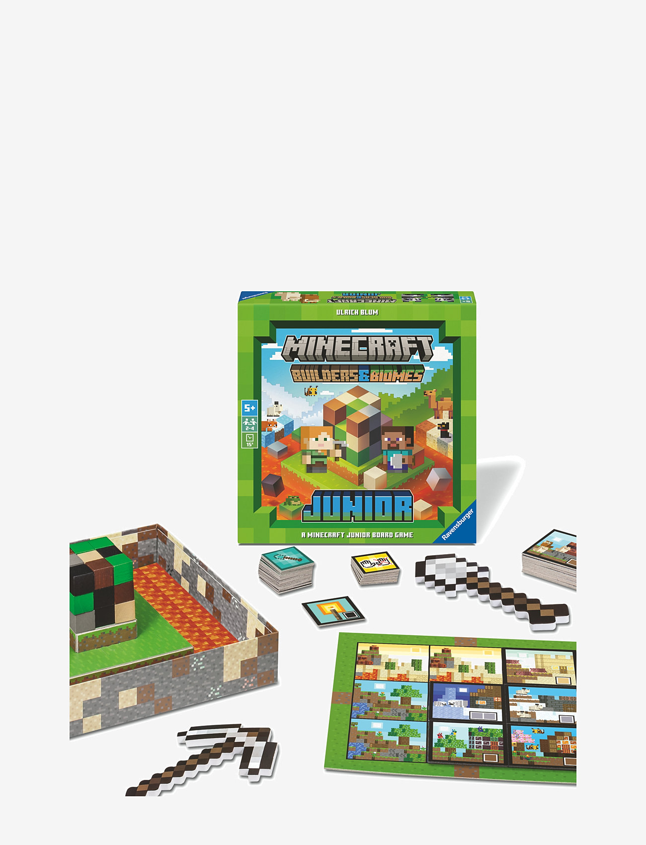 Ravensburger - Minecraft Junior SV/NO/DA/FI - board games - multi coloured - 1