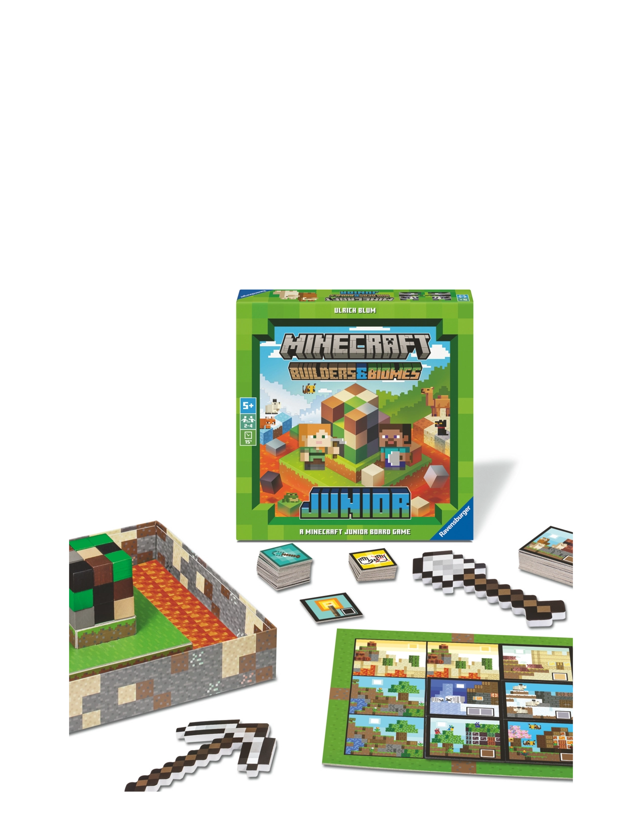 Ravensburger - Minecraft Junior SV/NO/DA/FI - lautapelit - multi coloured - 1