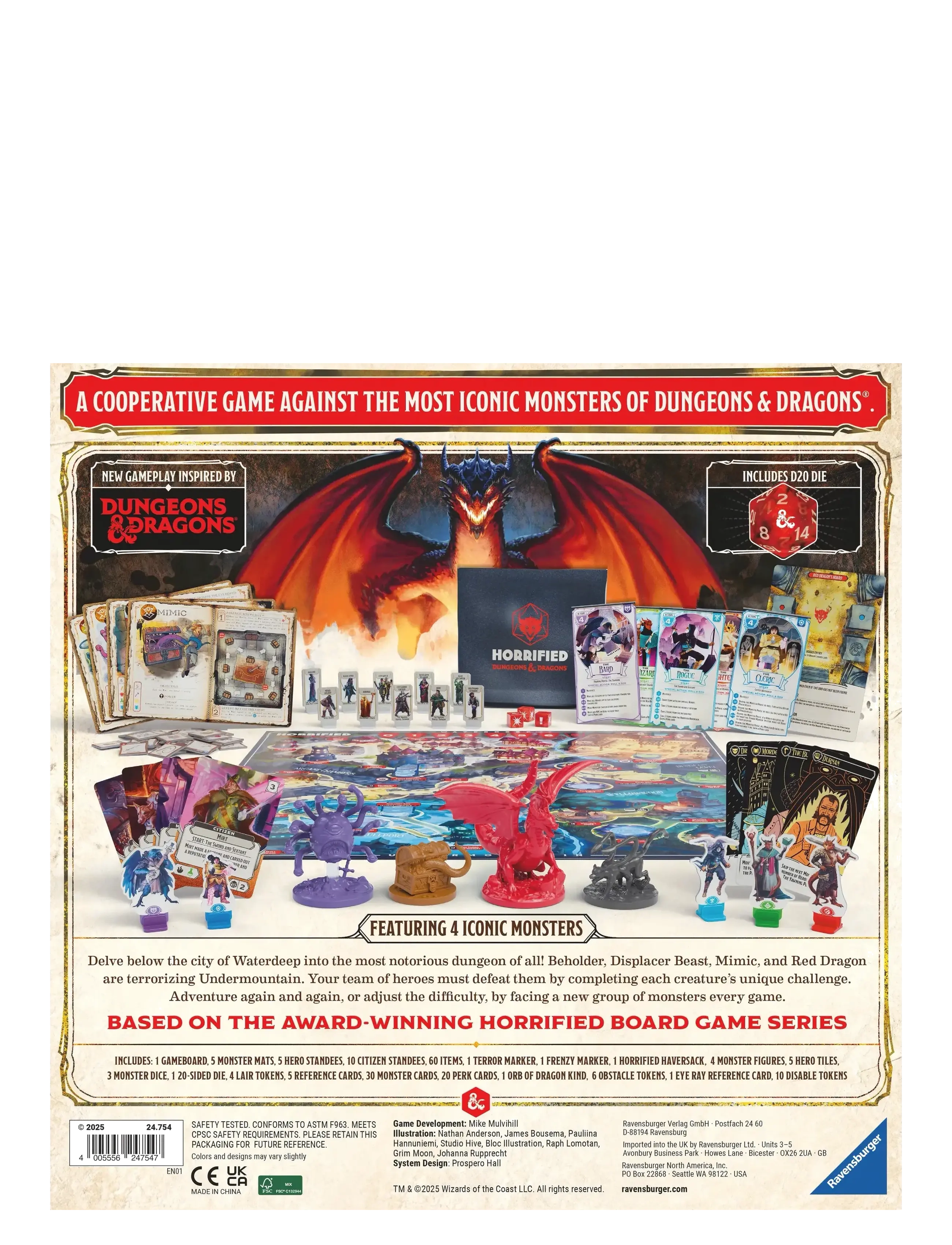 Ravensburger - Horrified Dungeons & Dragons - lautapelit - multi coloured - 3