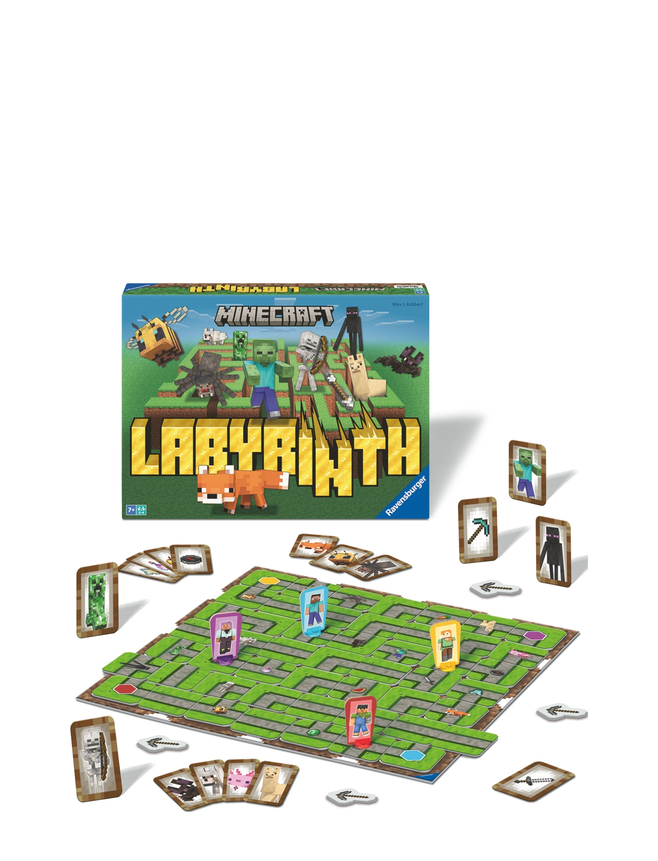 Ravensburger - Minecraft Labyrinth SV/NO/FI/DA - brädspel - multi coloured - 3