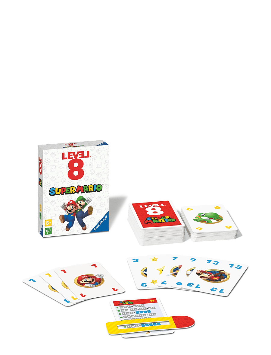 Ravensburger - Super Mario Level 8 SV/NO/DA/FI - card games - multi coloured - 0