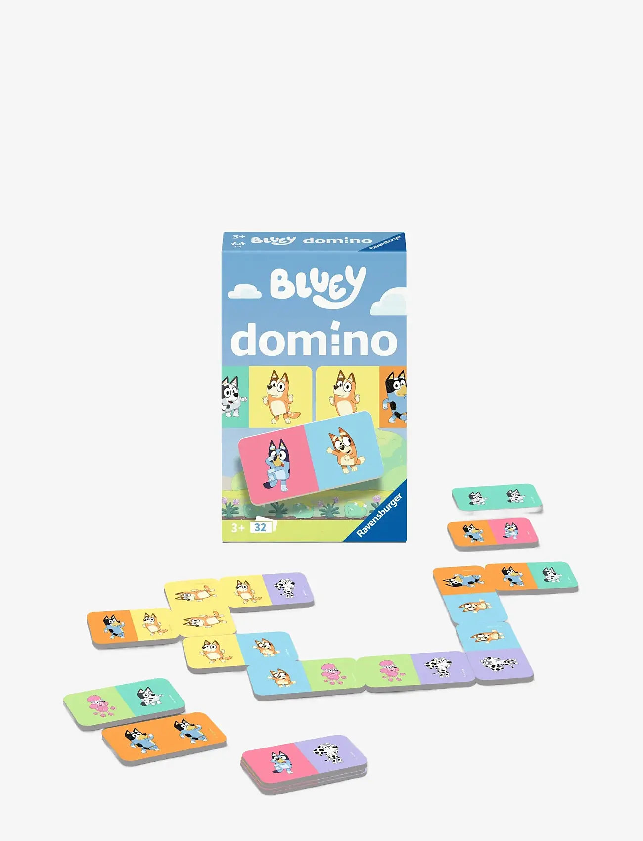 Ravensburger - Bluey Domino - domino - multi coloured - 0