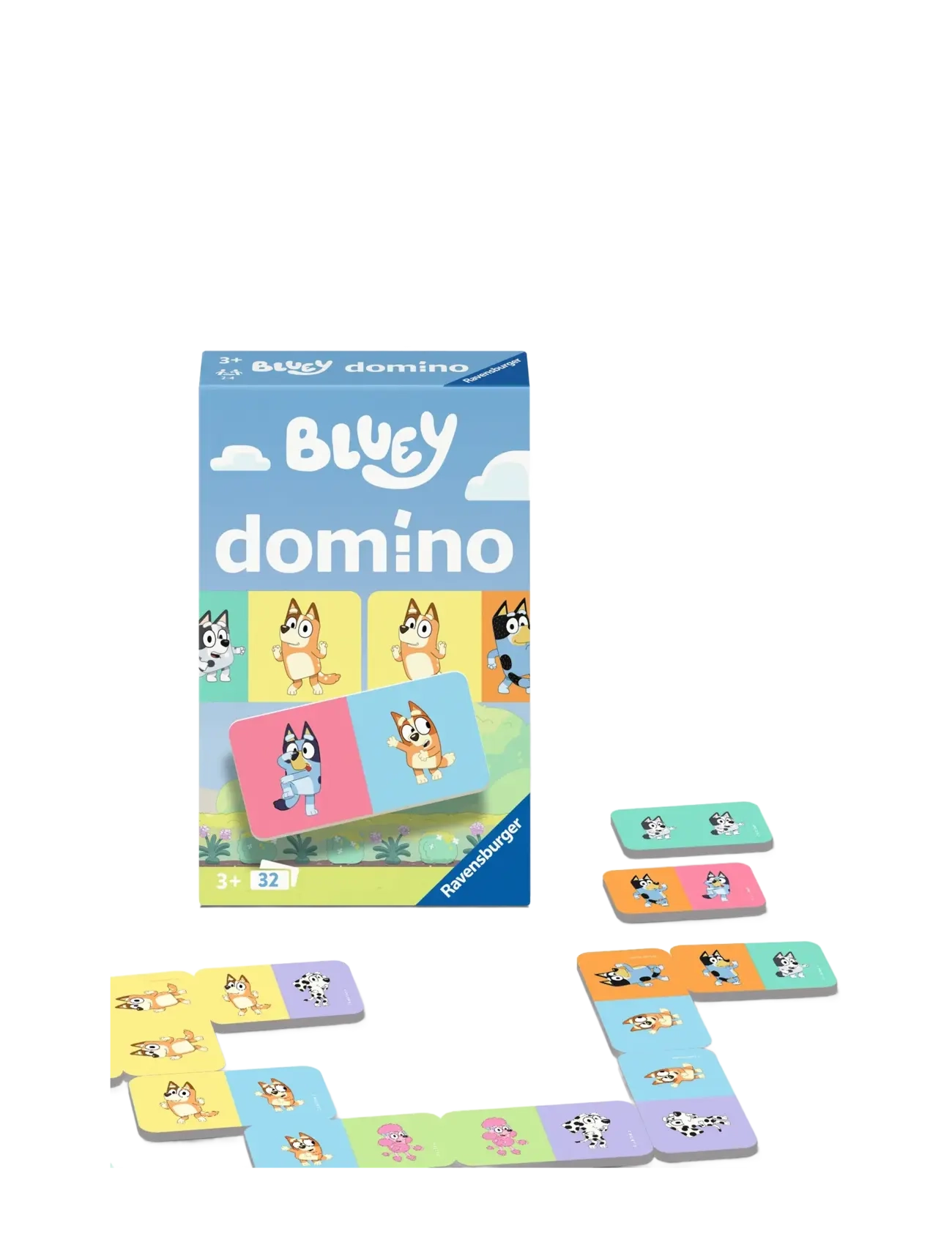 Ravensburger - Bluey Domino - domino - multi coloured - 2