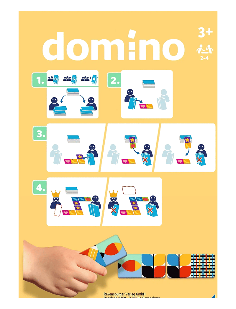 Ravensburger - Bluey Domino - dómínó - multi coloured - 3