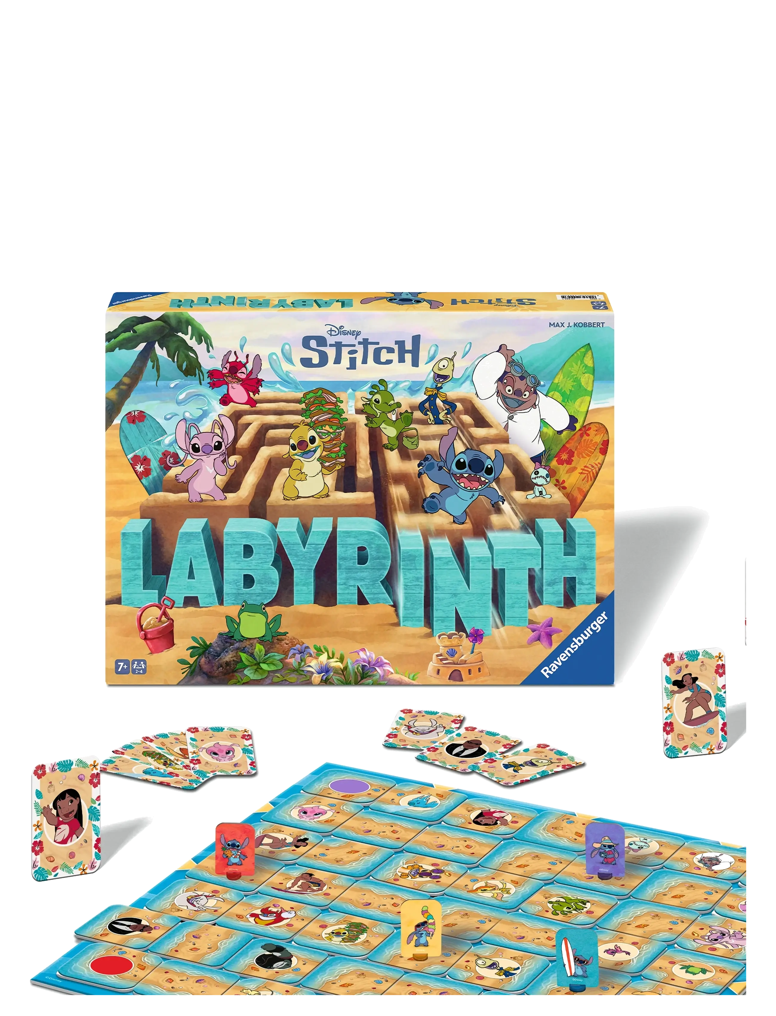 Ravensburger Labyrinth Stitch Sv/Da/No/Fi/Is, SWEDISH, Beige, Spil > Brætspil, Børn
