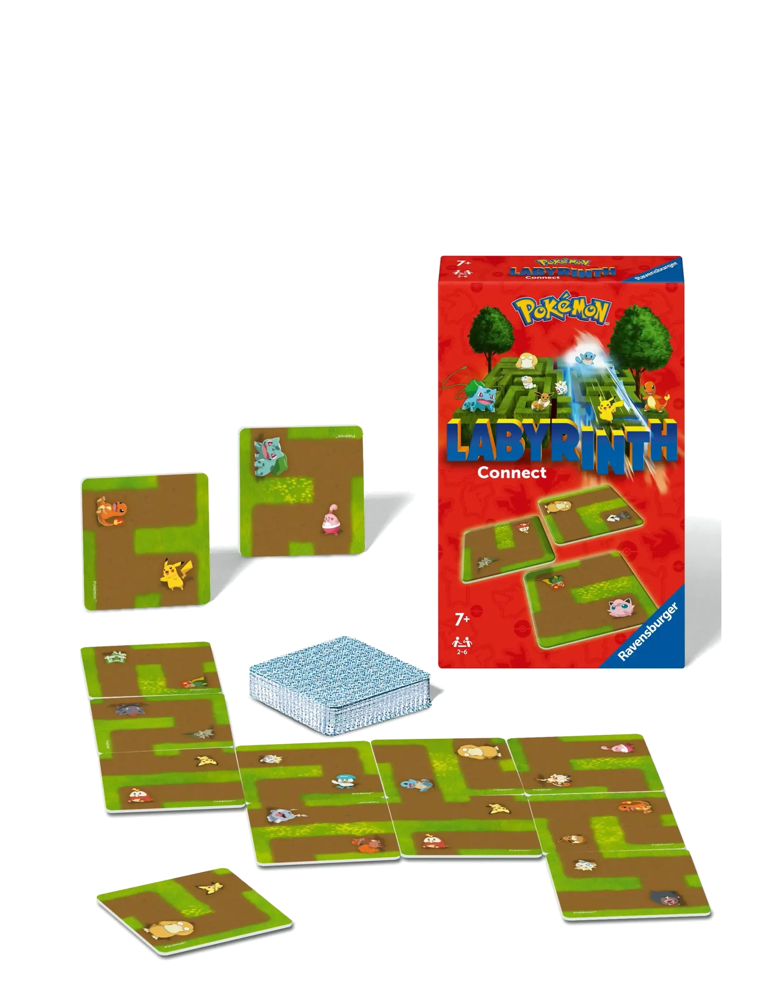 Ravensburger Pokémon Labyrinth Connect Sv/No/Da/Fi, SWEDISH, Multi/patterned, Spil > Brætspil, Børn
