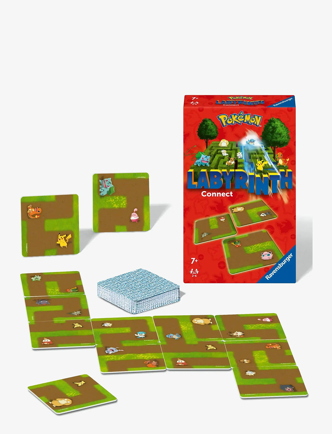 Ravensburger - Pokémon Labyrinth Connect SV/NO/DA/FI - brætspil - multi coloured - 0