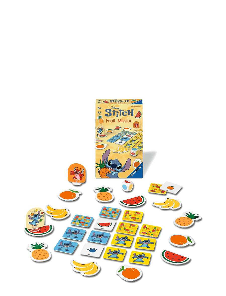 Ravensburger - Disney Stitch Fruit Mission SV/NO/DA/FI - memo - multi coloured - 0