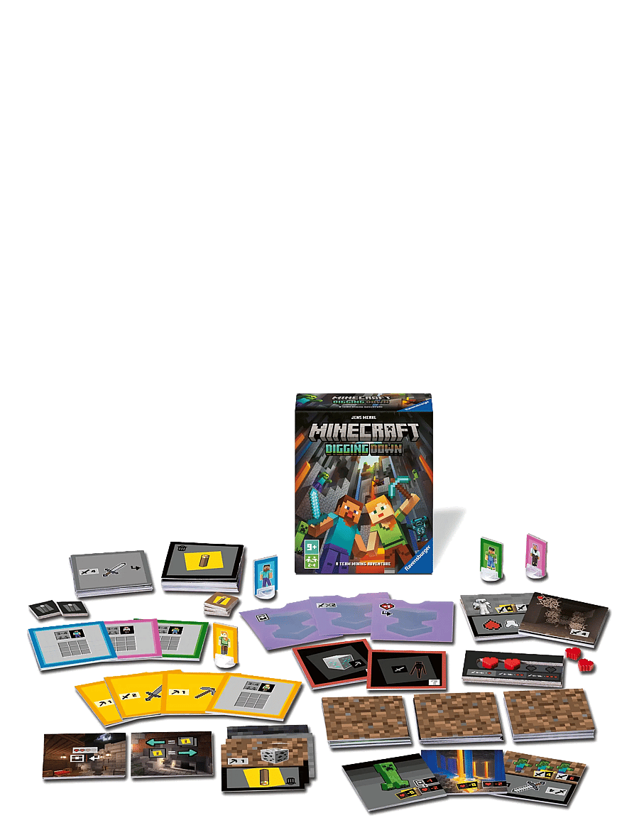 Ravensburger - Minecraft Digging Down - brädspel - multi coloured - 0