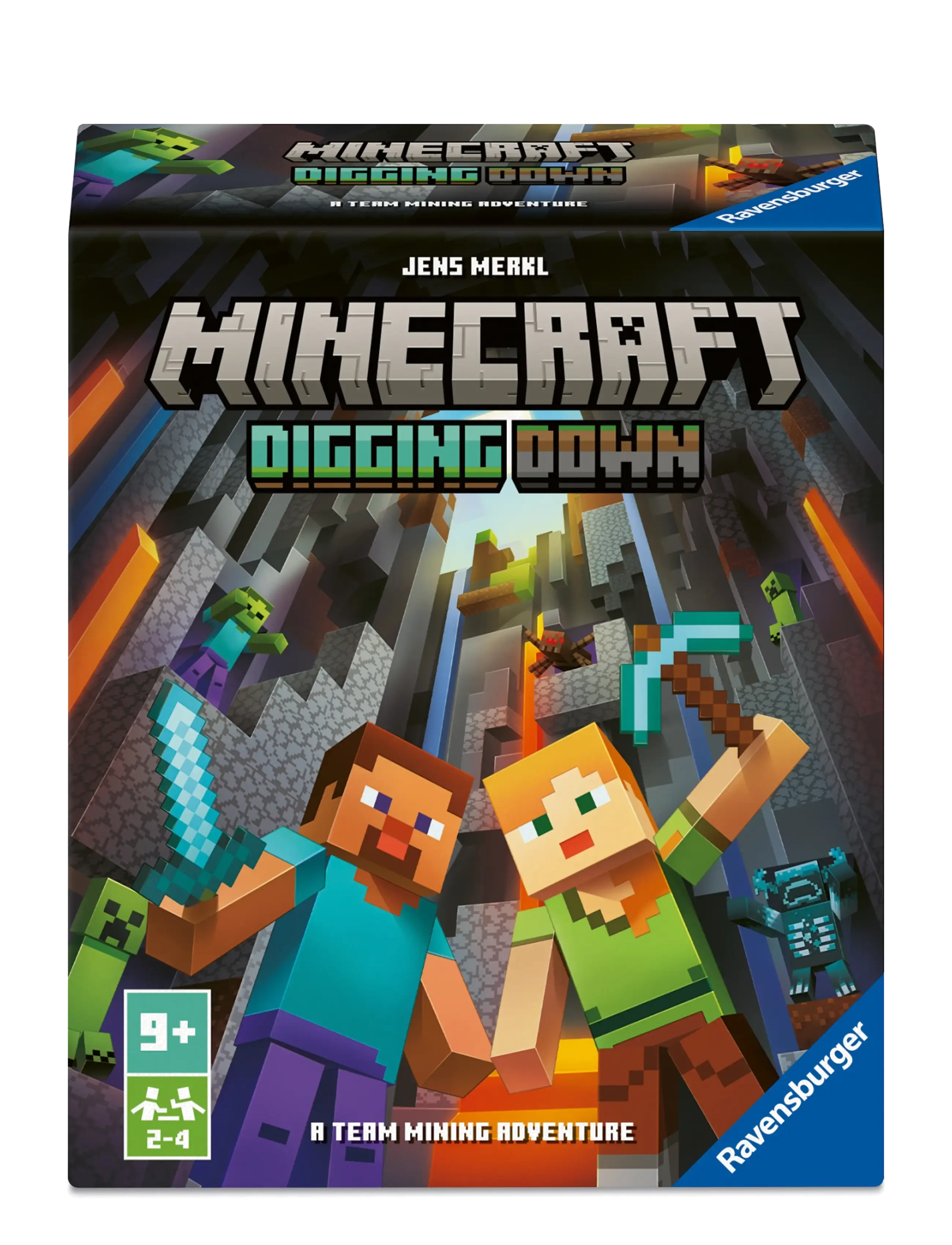 Ravensburger - Minecraft Digging Down - multi coloured - 1