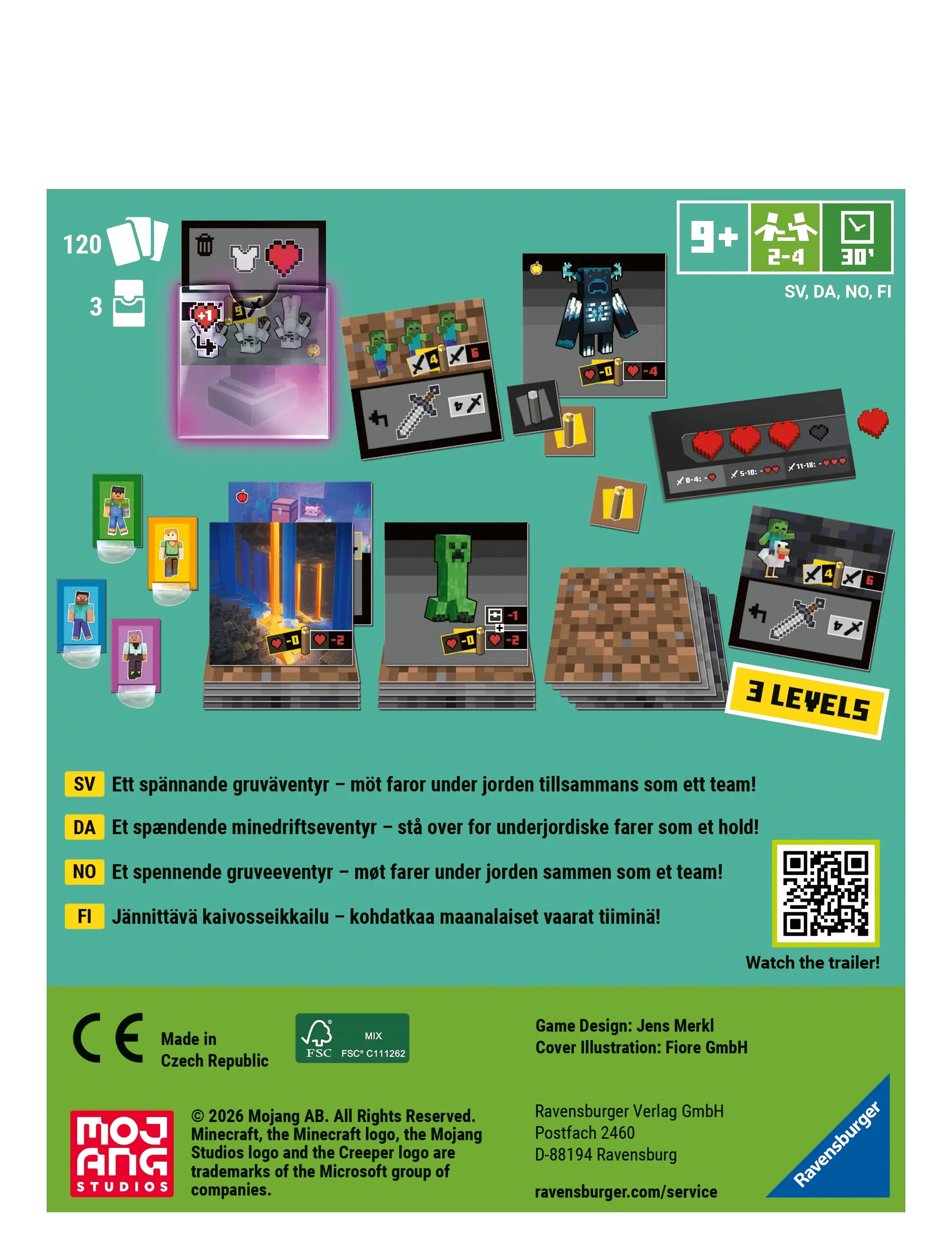 Ravensburger - Minecraft Digging Down - multi coloured - 2