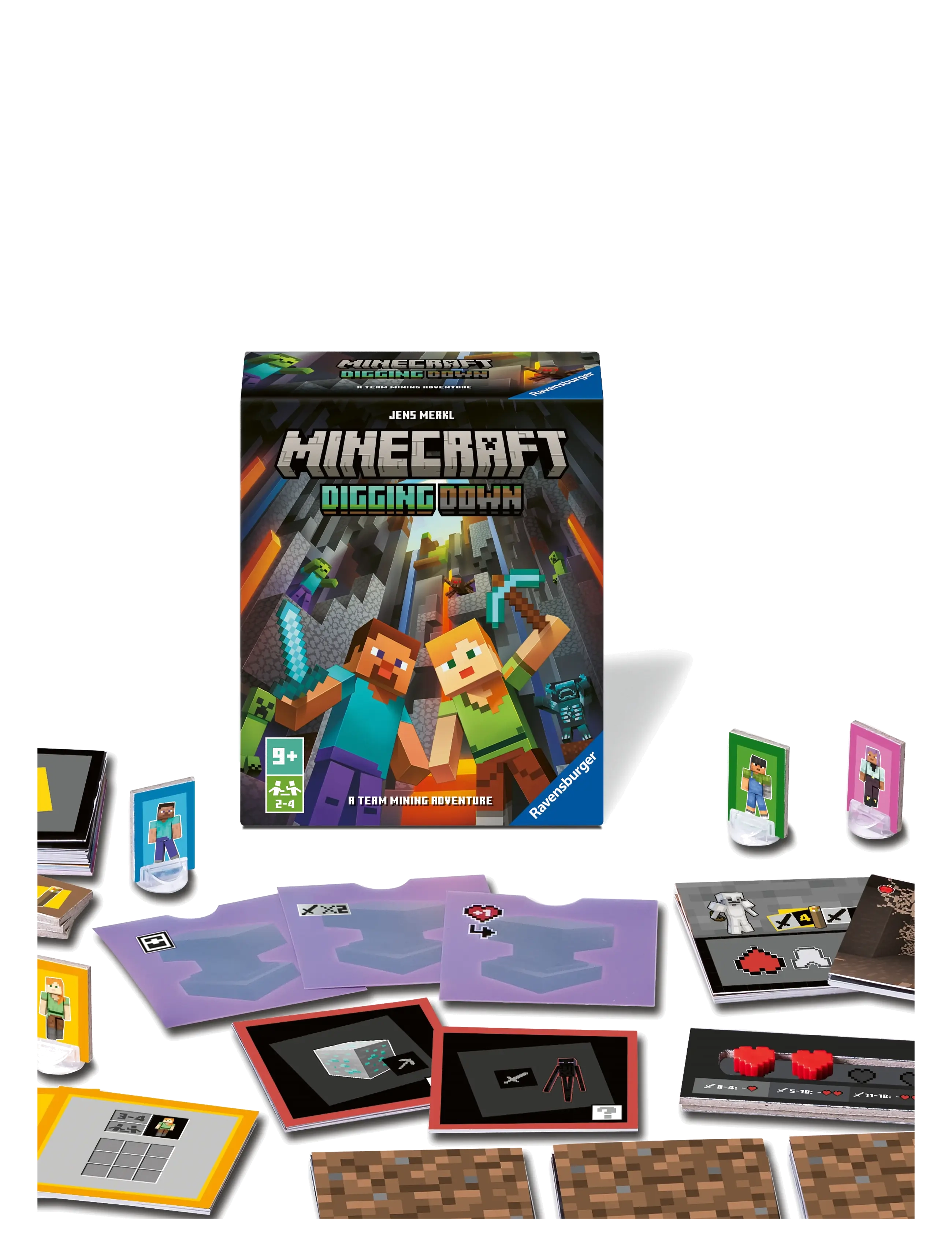Ravensburger - Minecraft Digging Down - brädspel - multi coloured - 3