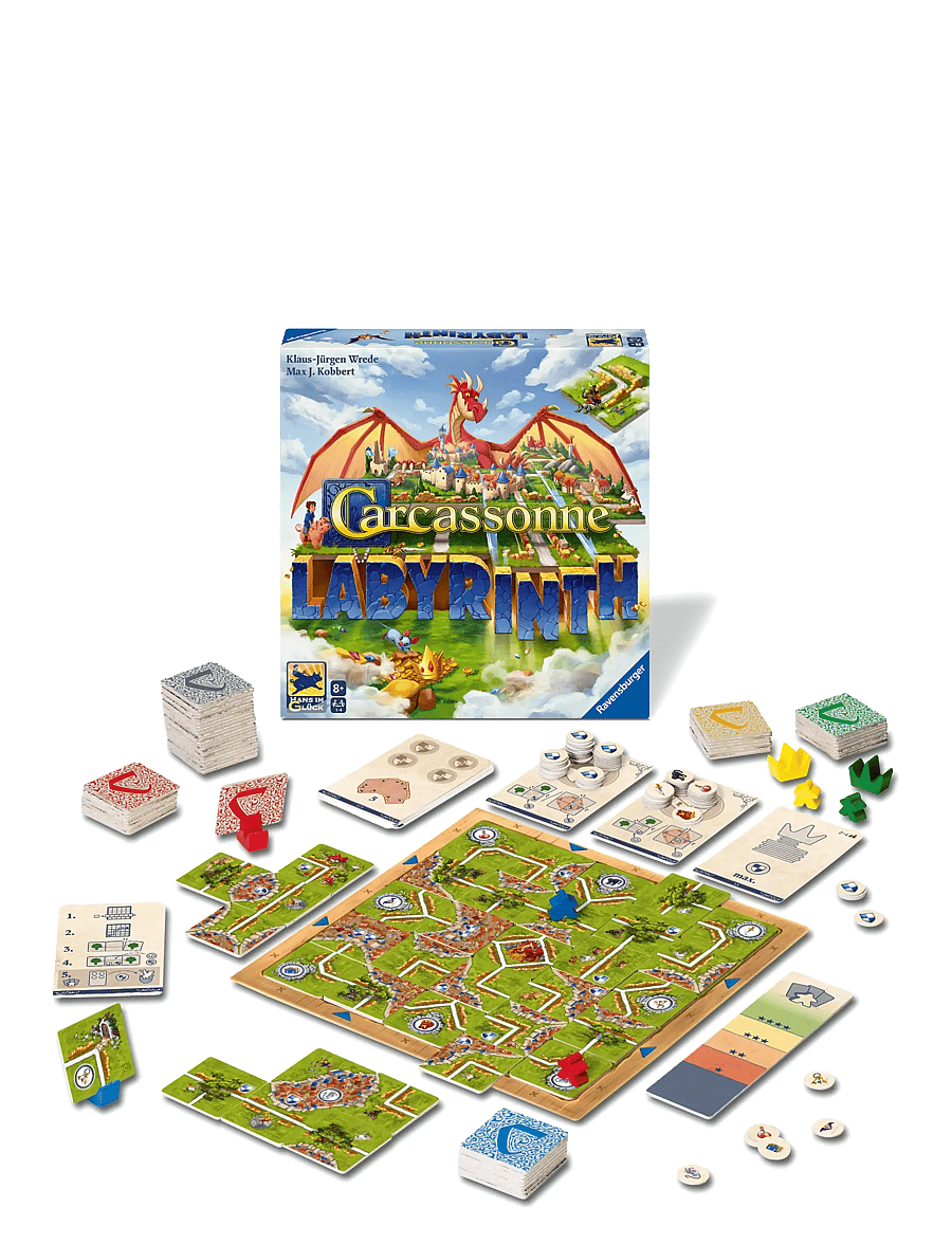 Ravensburger - Carcassonne Labyrinth - brädspel - multi coloured - 0