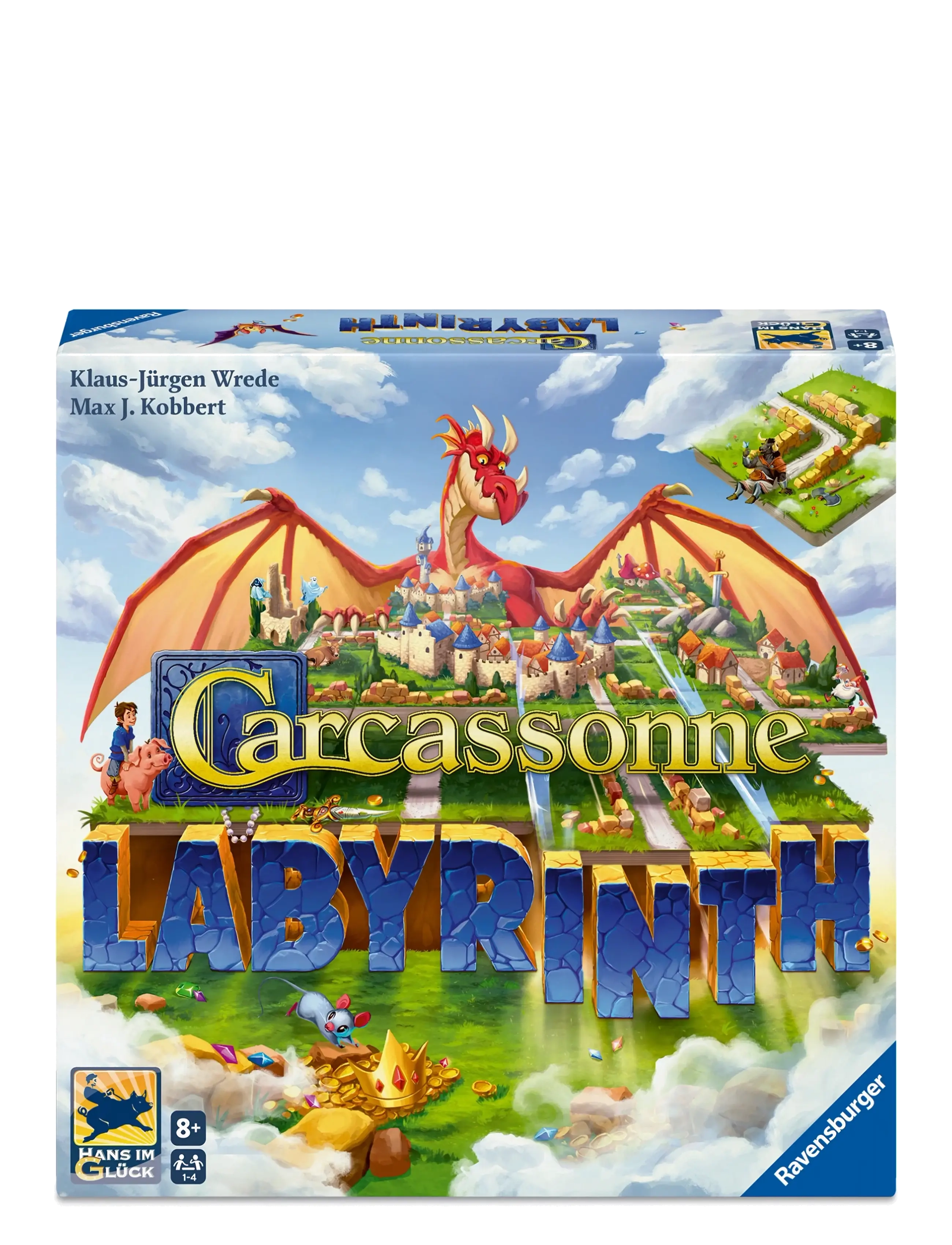 Ravensburger - Carcassonne Labyrinth - brætspil - multi coloured - 1