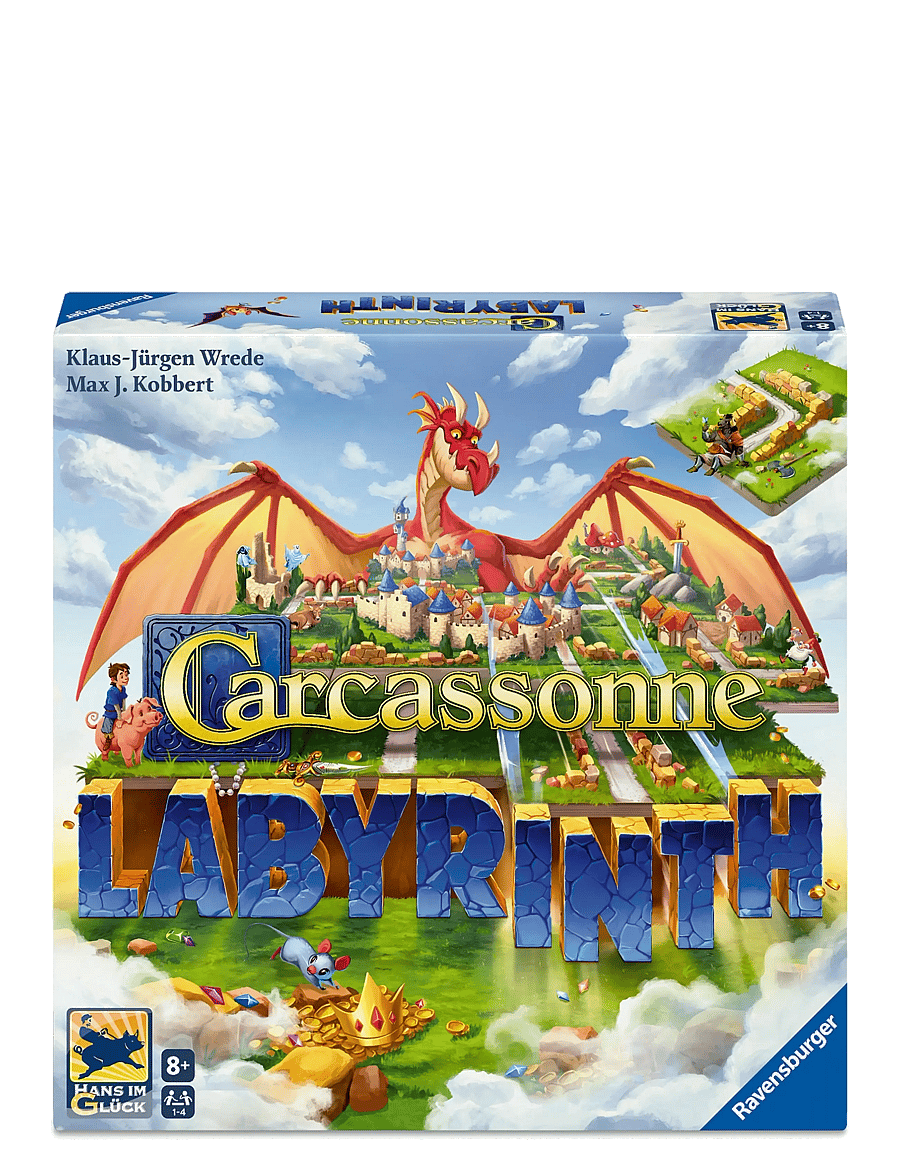 Ravensburger - Carcassonne Labyrinth - brädspel - multi coloured - 1