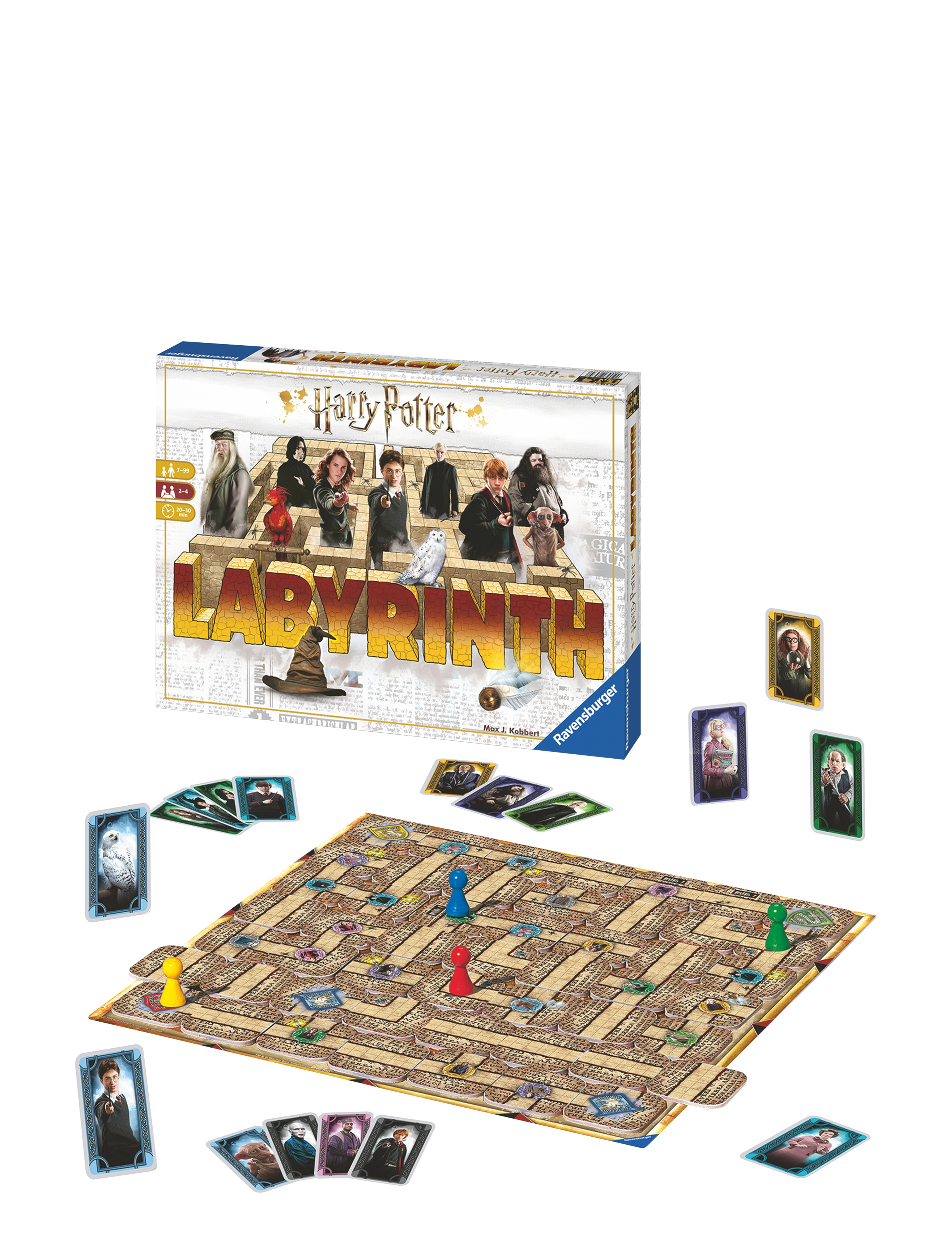 Ravensburger Harry Potter Labyrinth Sv/Da/No/Fi/Is, SWEDISH, Multi/patterned, Puslespil > Klassiske Puslespil, Børn