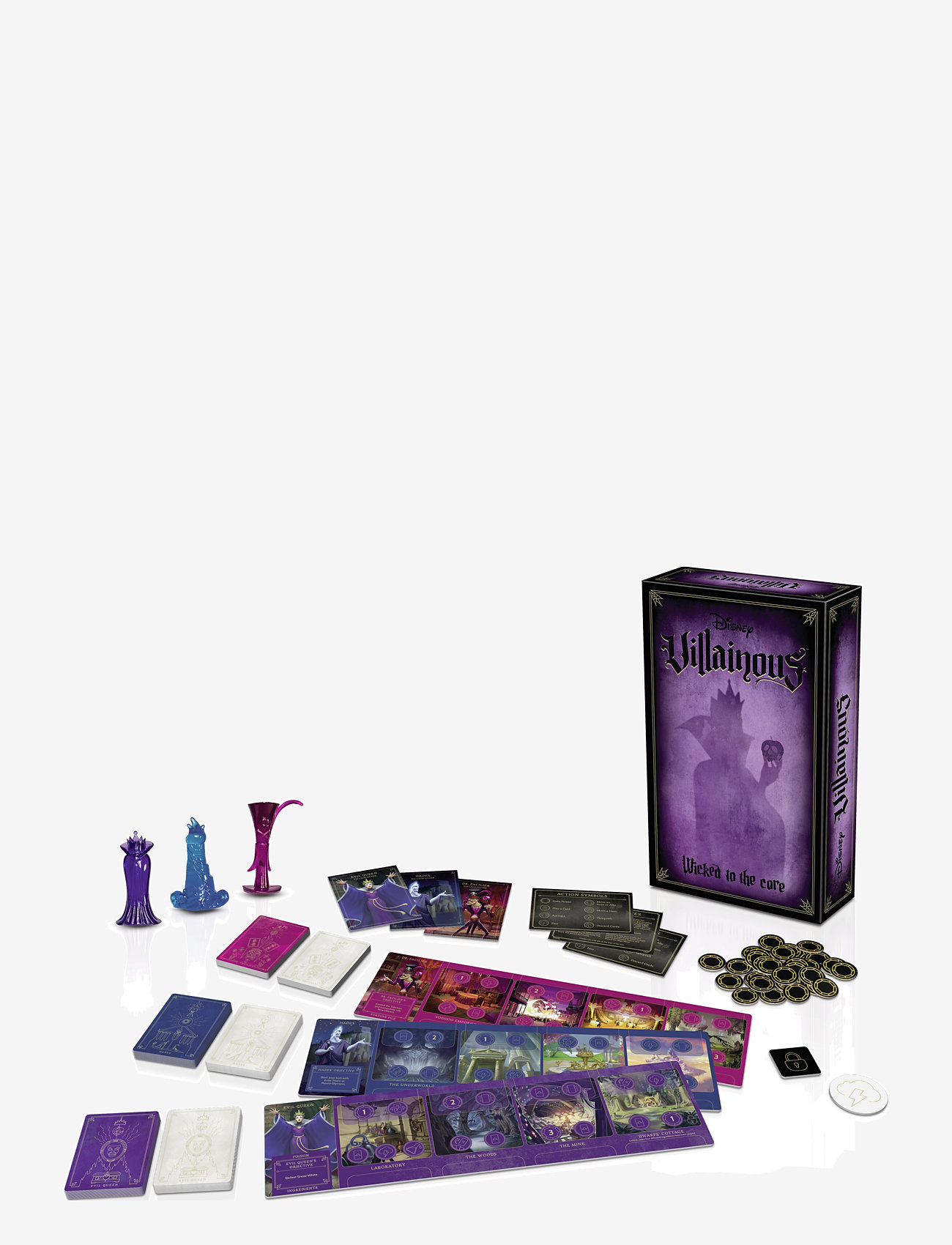Ravensburger - Disney Villainous Wicked to the Core, EN - brætspil - multi coloured - 0