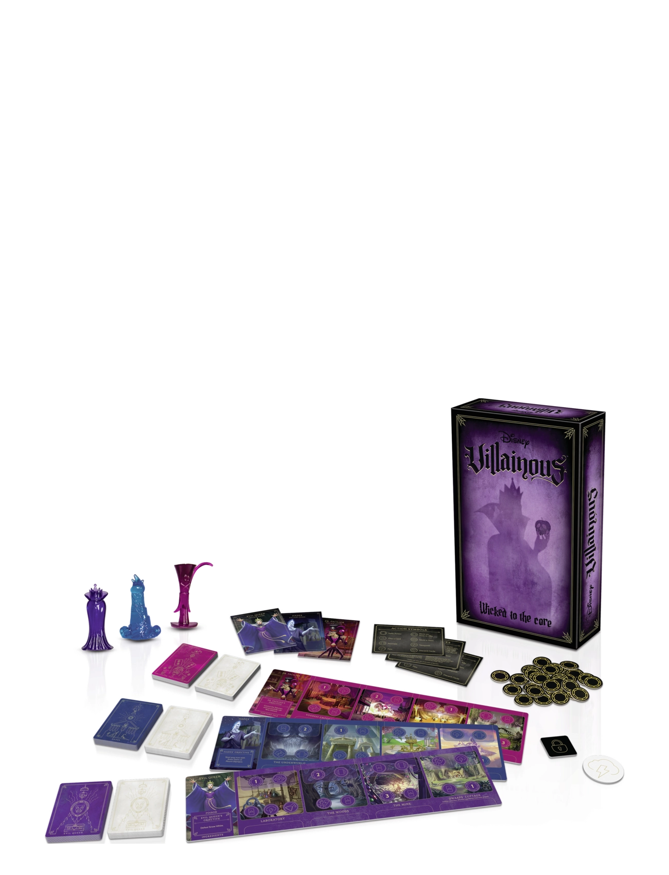 Ravensburger Disney Villainous Wicked to the Core, EN - 4 for 3 - MULTI COLOURED / multi