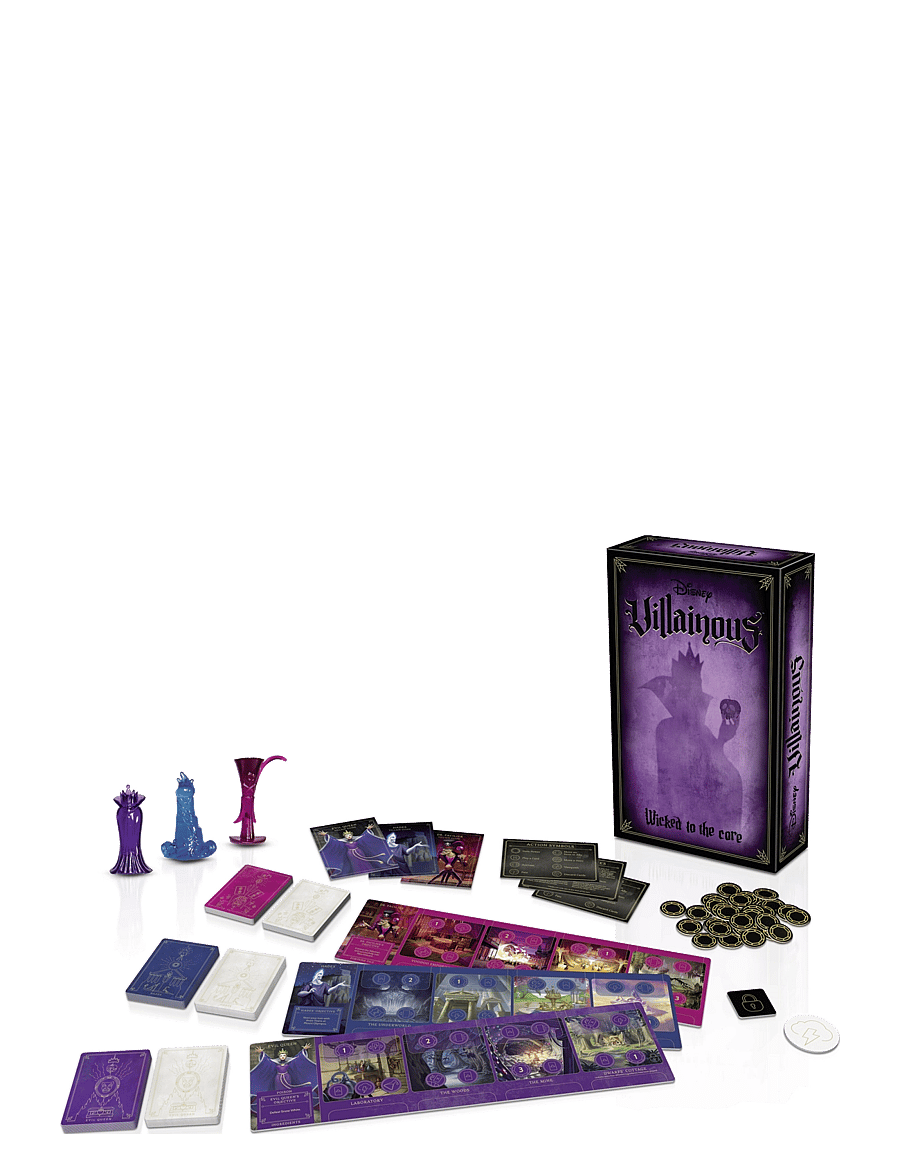 Ravensburger - Disney Villainous Wicked to the Core, EN - brädspel - multi coloured - 0
