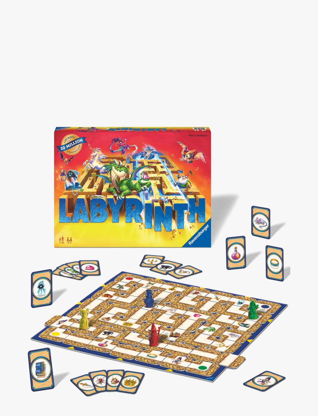 Ravensburger Labyrinth, Børn, Board Spil, Multi/mønstret, Str: SWEDISH