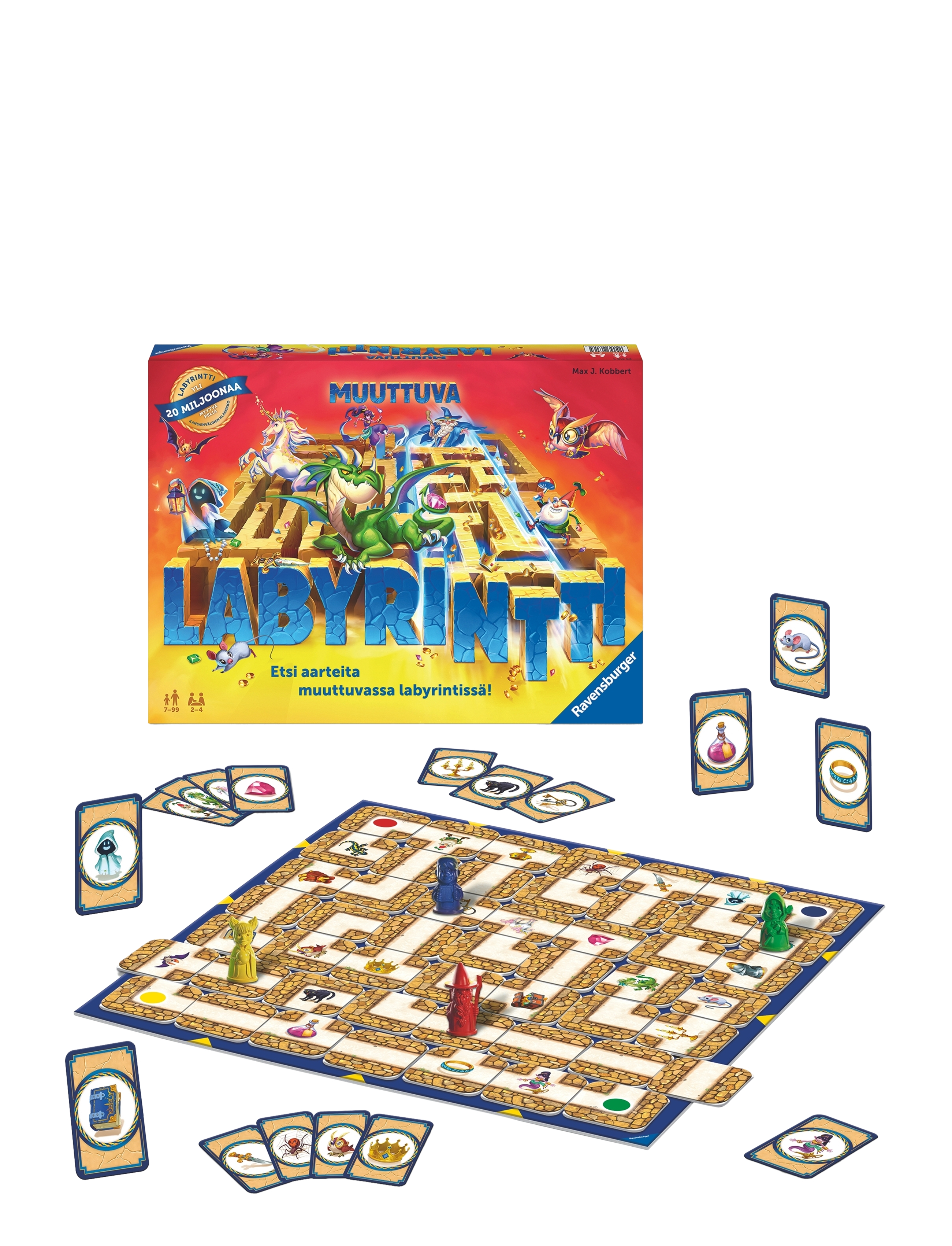 Ravensburger Muuttuva Labyrintti Fi, SWEDISH, Multi/patterned, Spil > Brætspil, Børn