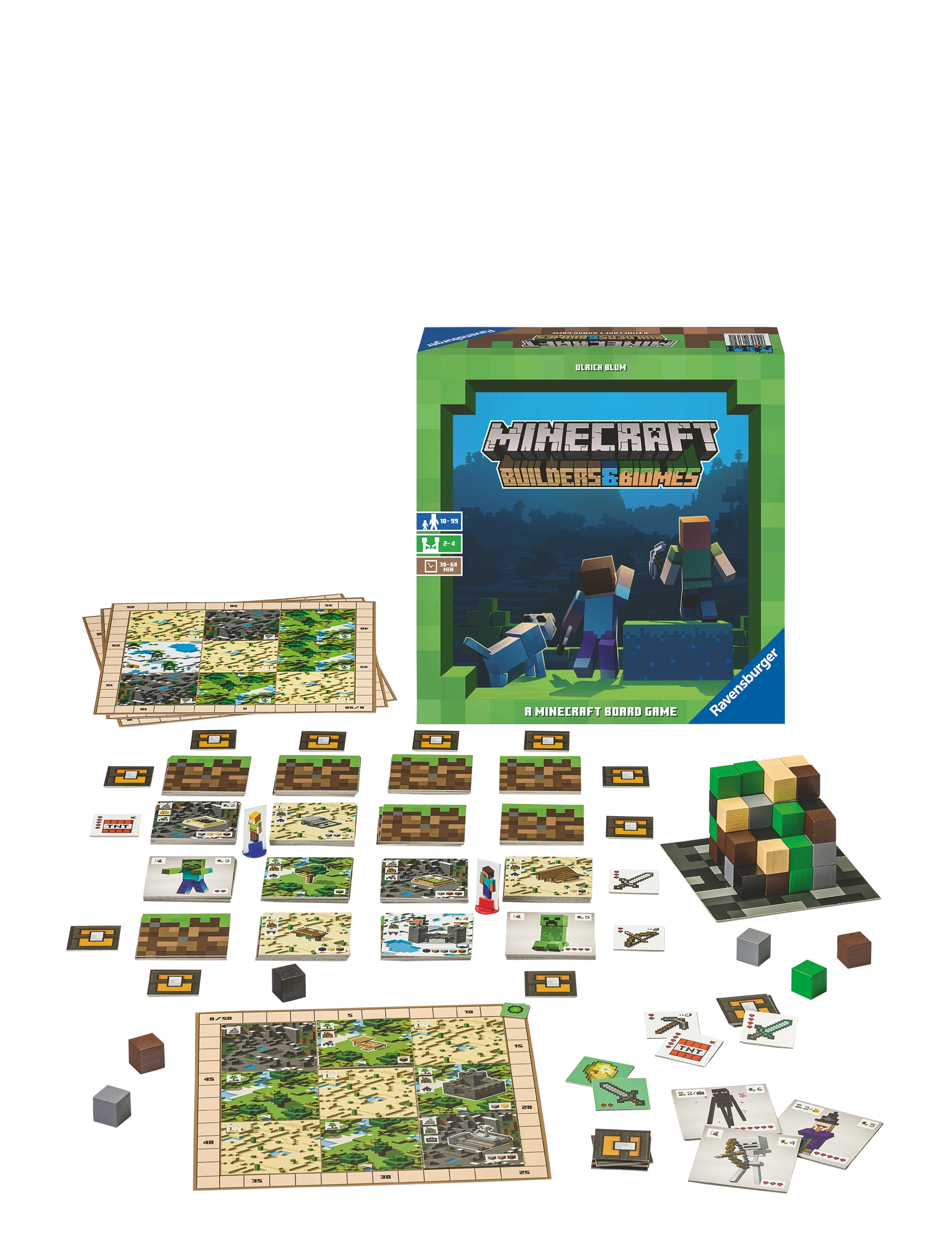 Ravensburger Minecraft Board Game Sv/Da/No/Fi, SWEDISH, Multi/patterned, Spil > Brætspil, Børn
