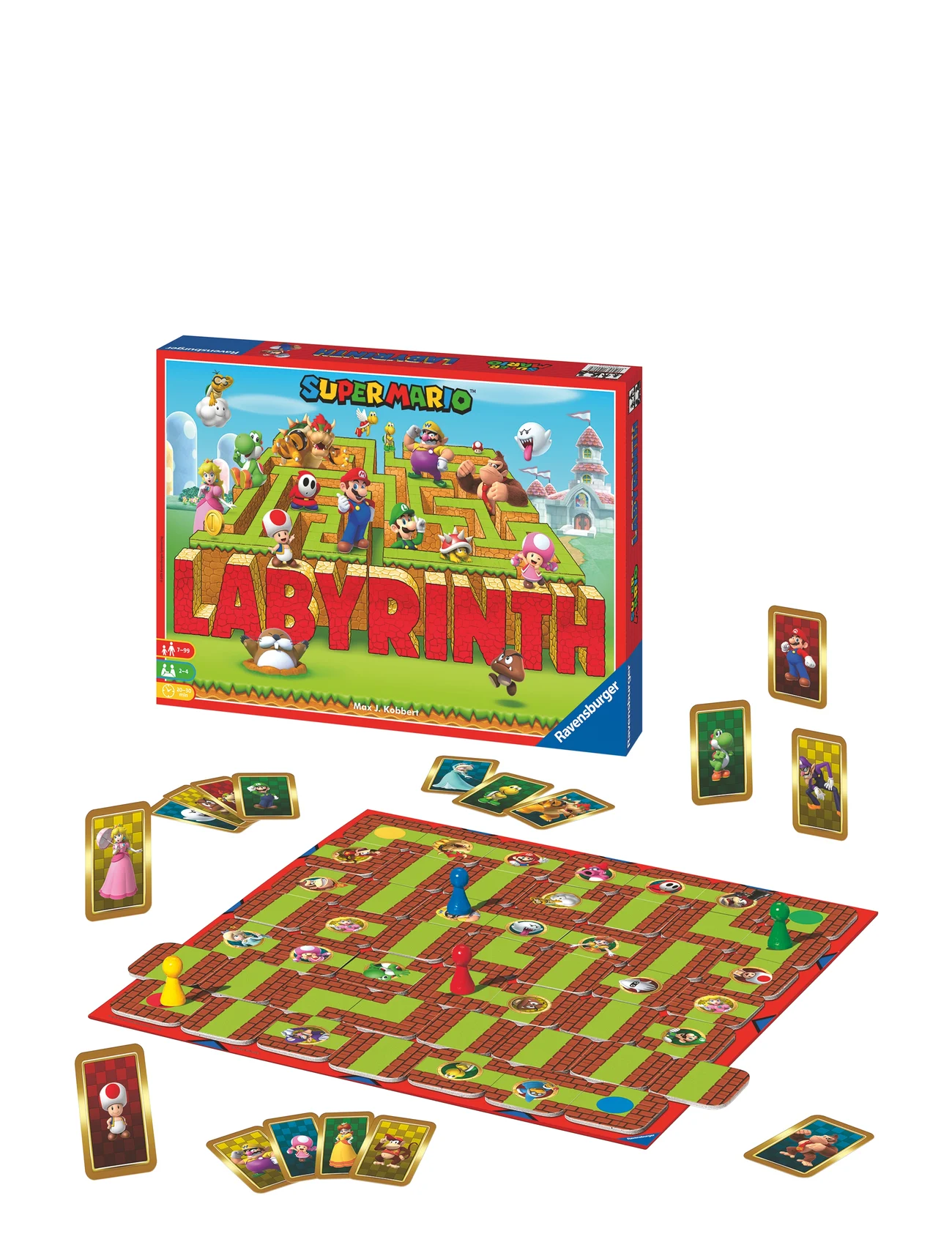 Ravensburger - Super Mario Labyrinth - brætspil - multi coloured - 0
