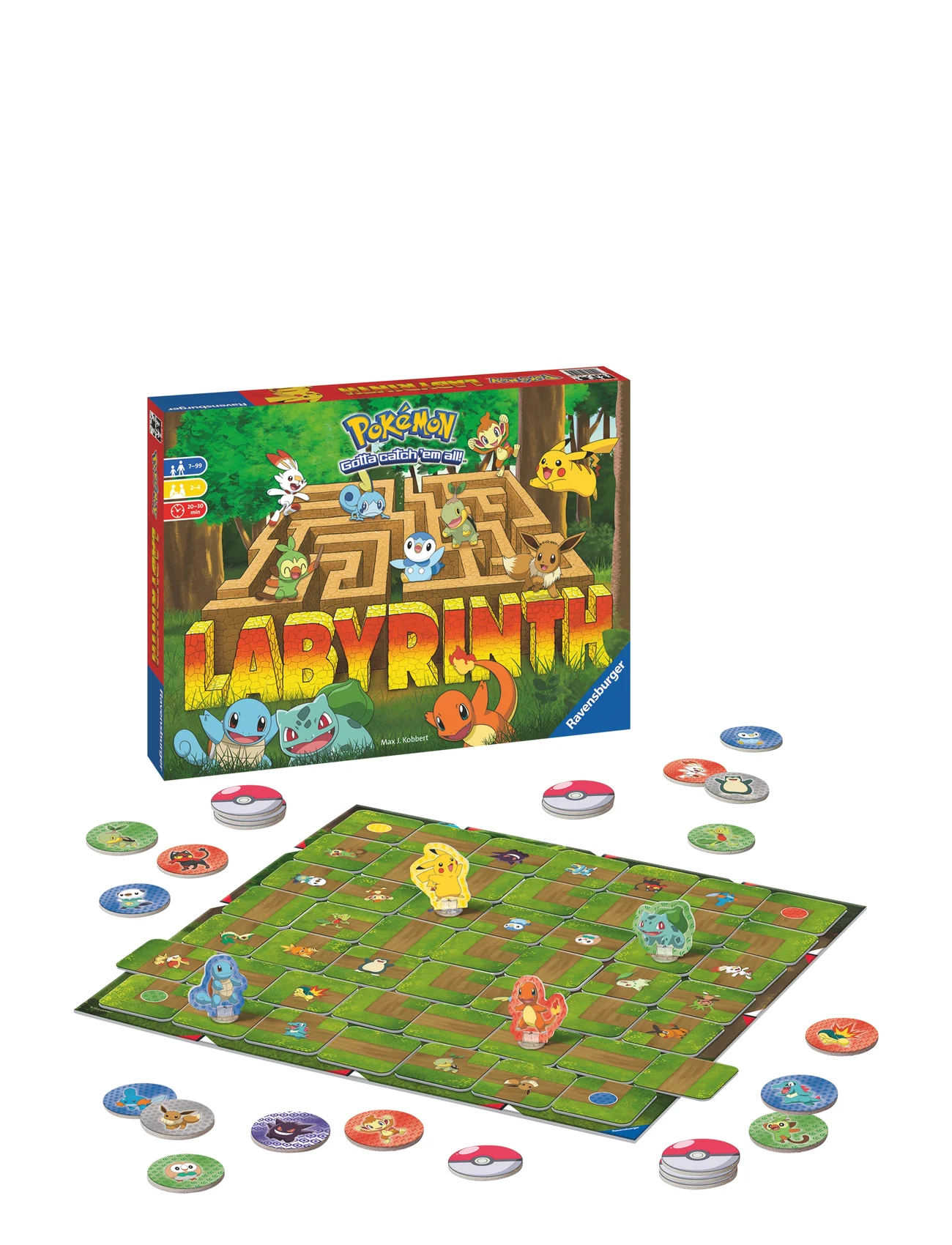 Ravensburger - Pokémon Labyrinth - brætspil - multi coloured - 0