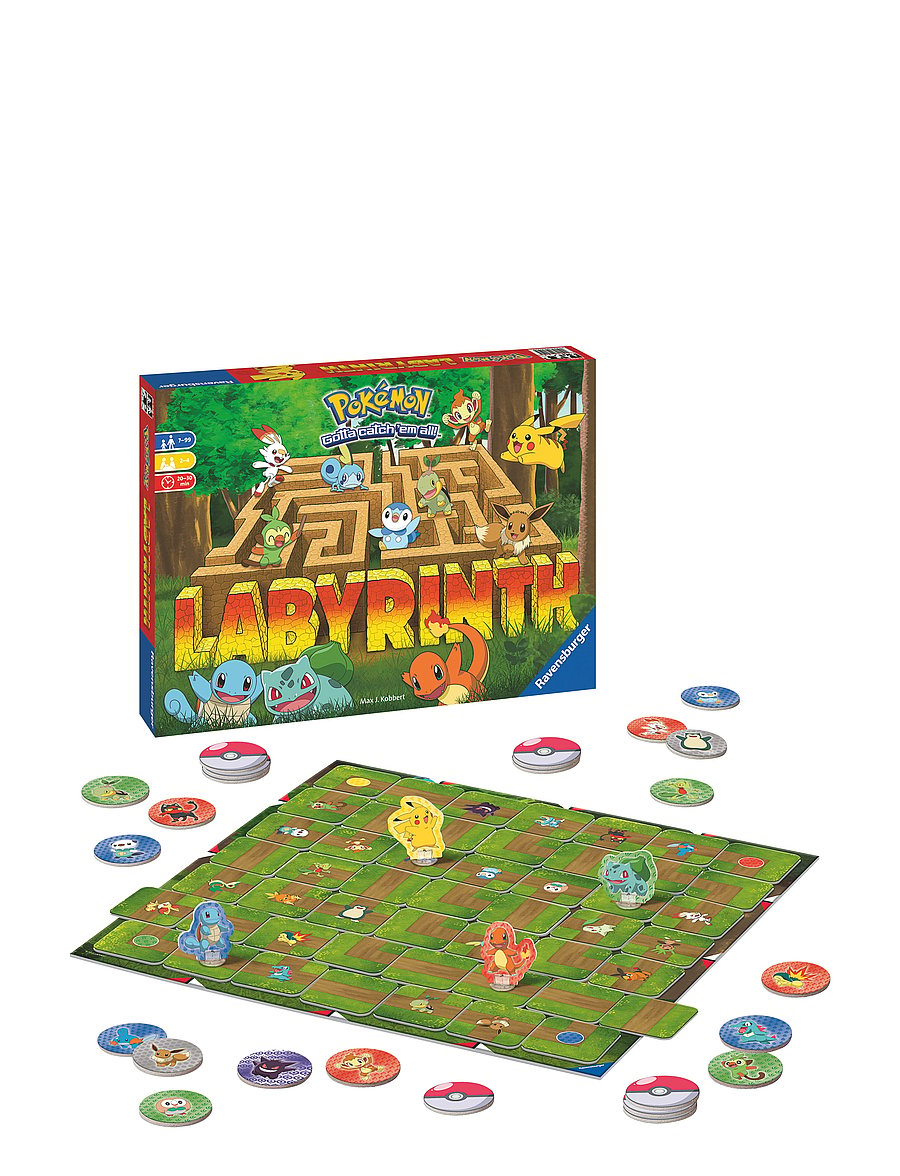 Ravensburger - Pokémon Labyrinth SV/DA/NO/FI/IS - brädspel - multi coloured - 0